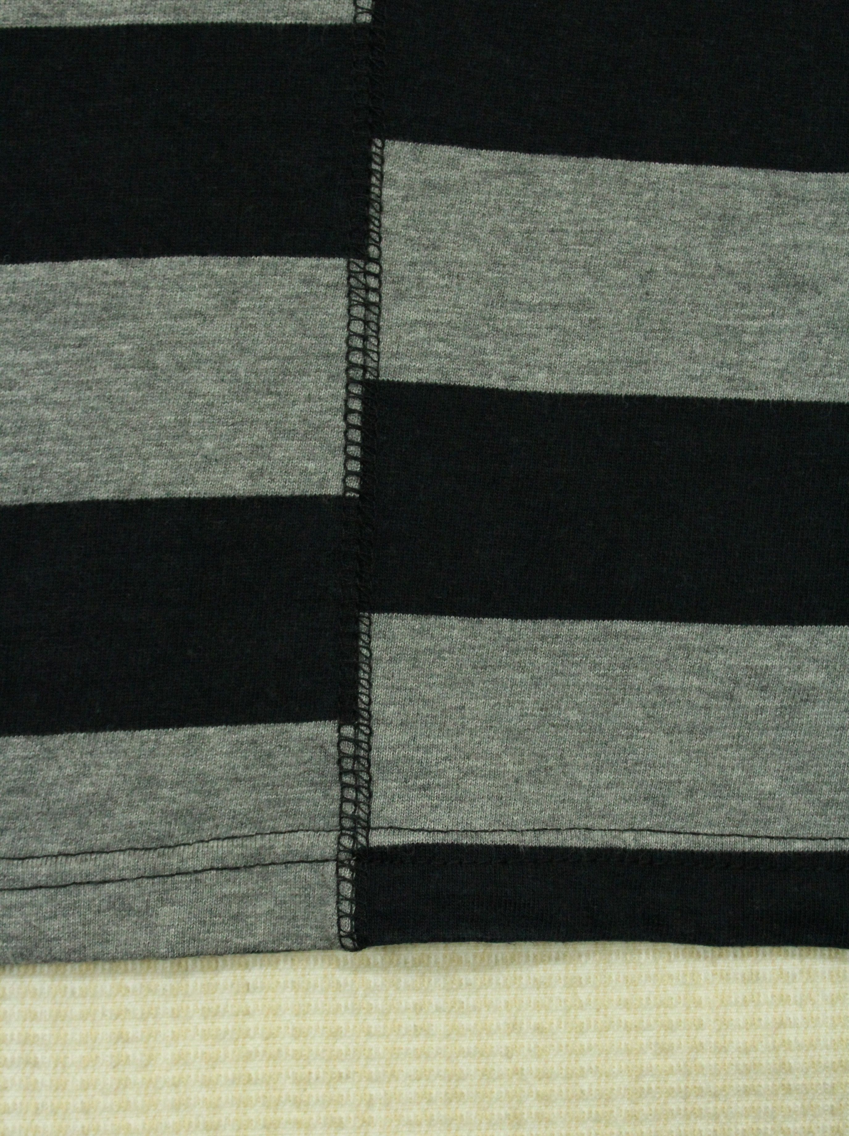 Beams Plus BEAMS PLUS T Shirt Hemp Striped Patchwork Prisoner Borderbum Size US M / EU 48-50 / 2 - 9 Thumbnail