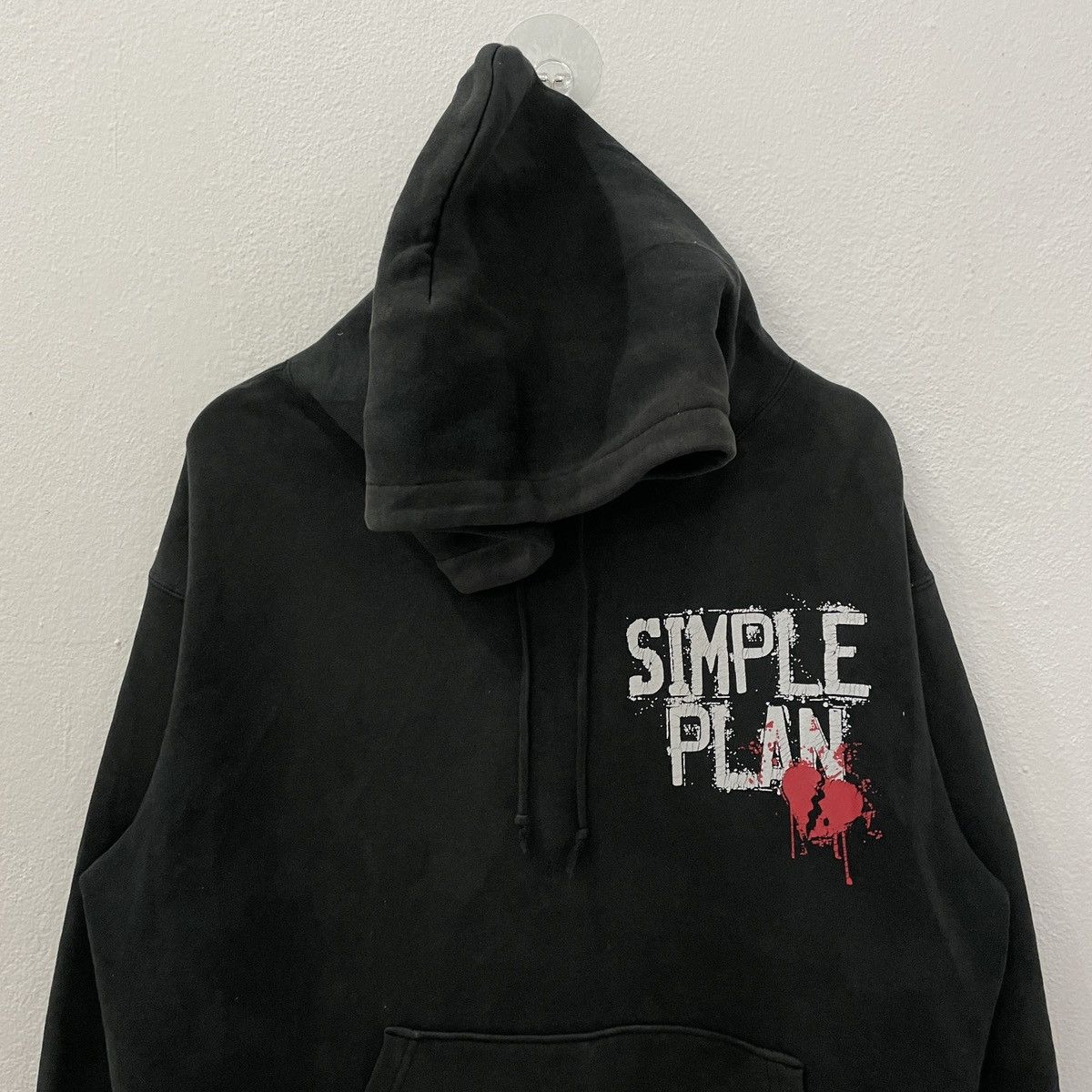 Band Tees Vintage 90s Simple Plan Faded Hoodies Sweatshirt Size US XL / EU 56 / 4 - 4 Thumbnail