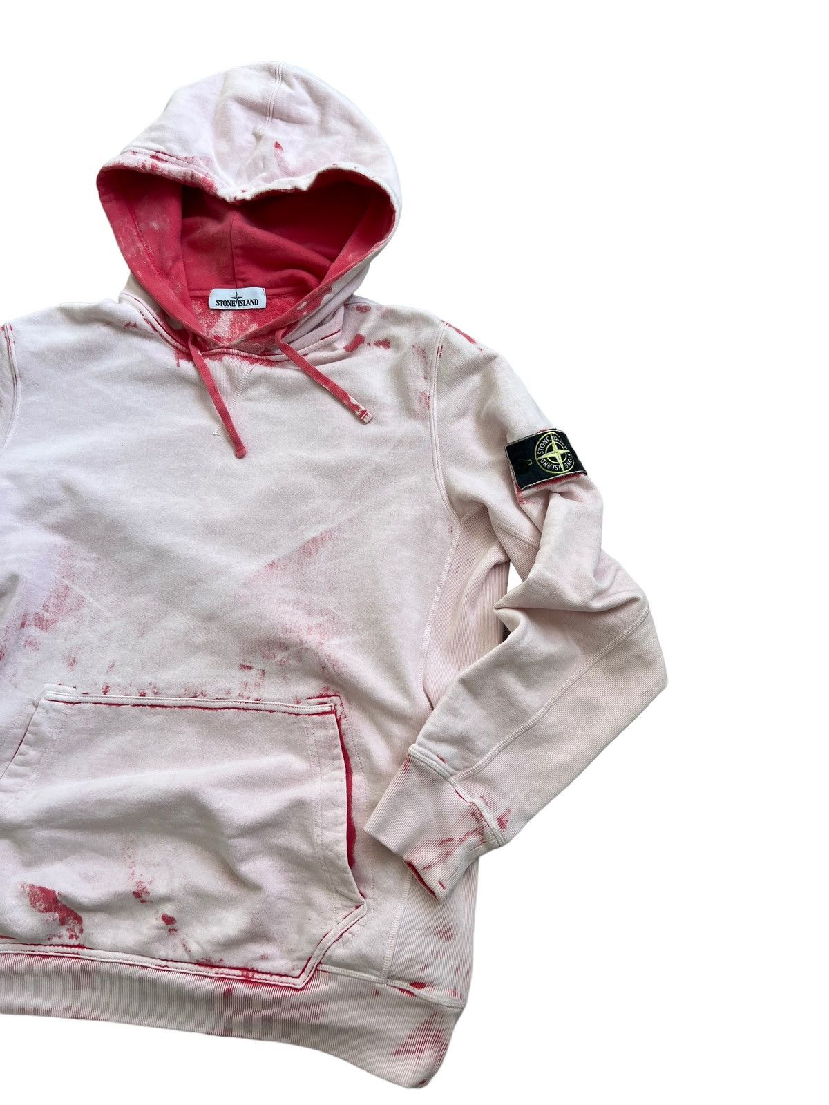 Stone Island 🔥Rare Stone Island Hand Corrosion Hoodie/Stone Island Hoodie Size US XL / EU 56 / 4 - 10 Thumbnail