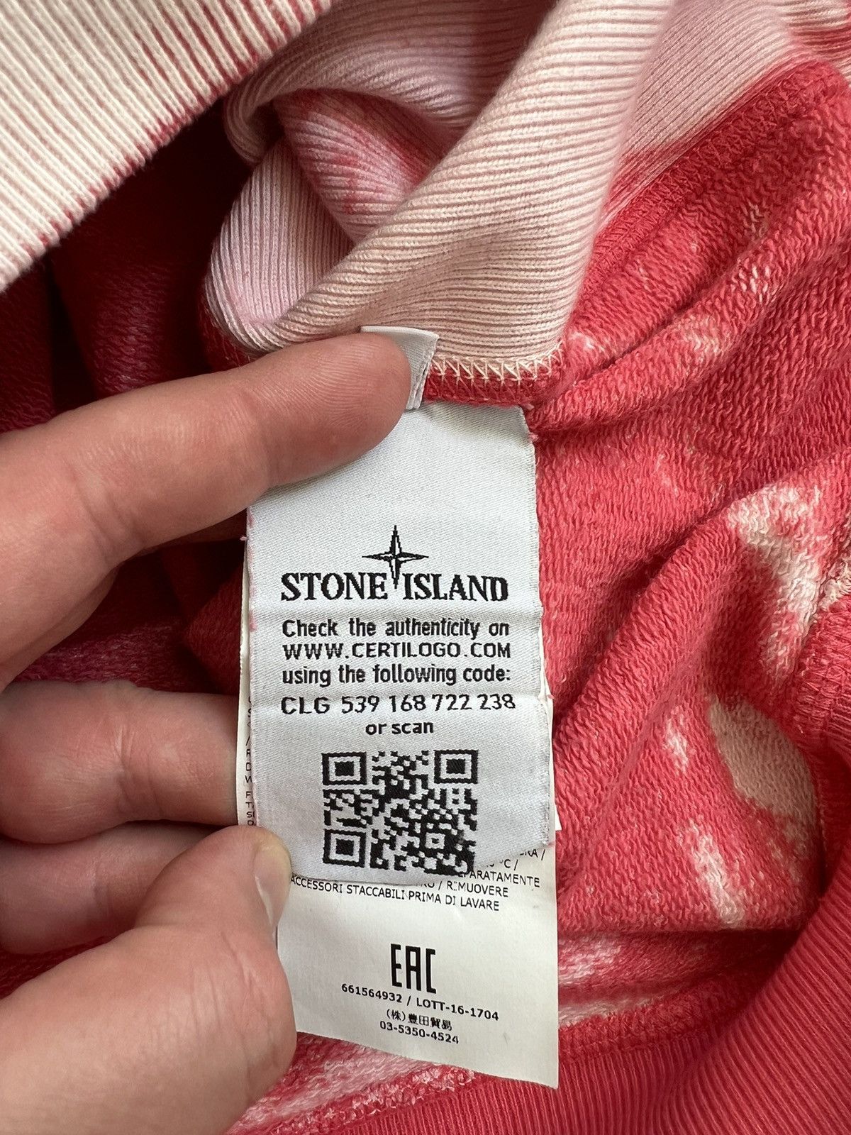 Stone Island 🔥Rare Stone Island Hand Corrosion Hoodie/Stone Island Hoodie Size US XL / EU 56 / 4 - 13 Thumbnail