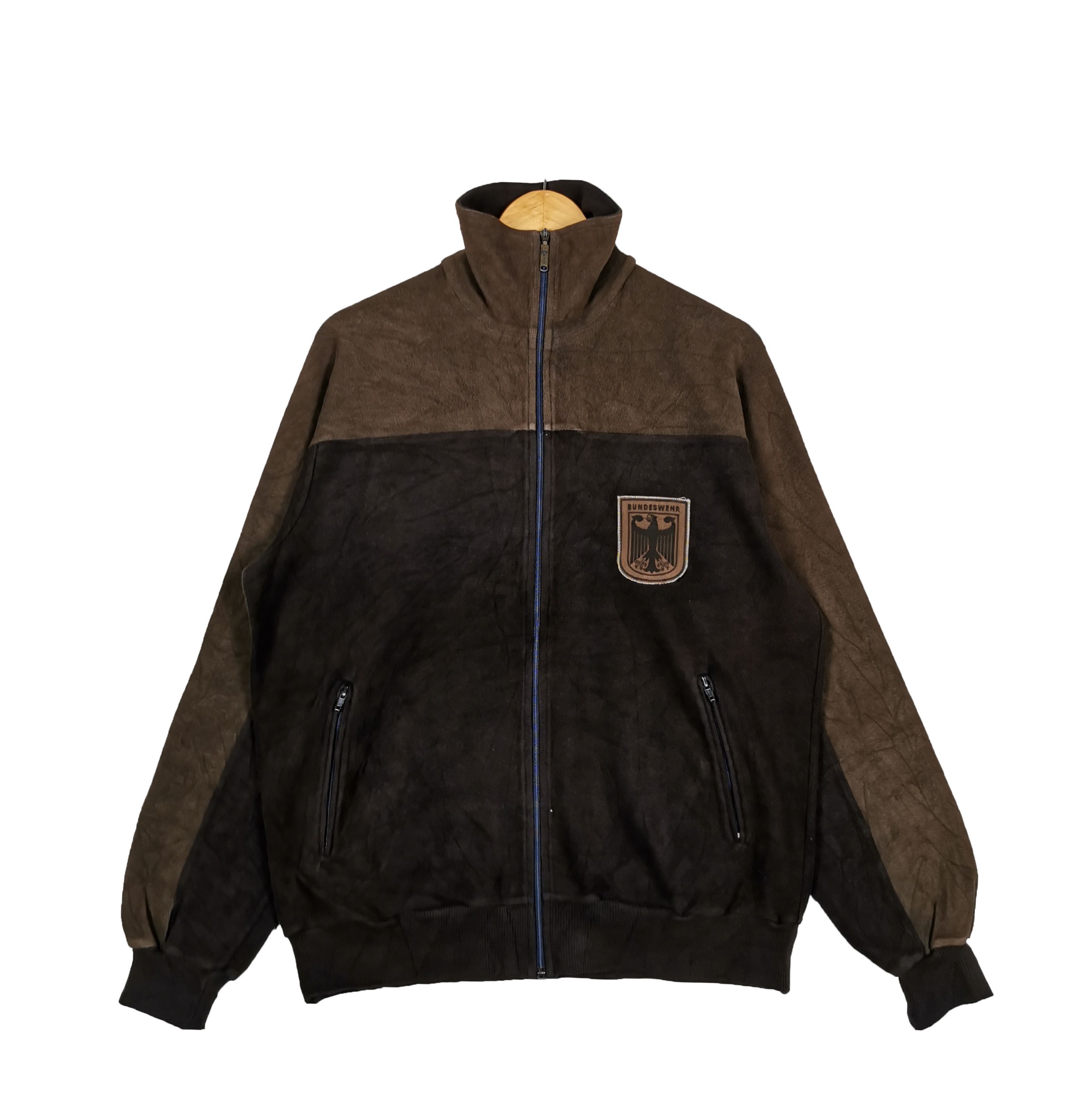 Vintage RARE Bundeswehr W.Germany Army Military Sweater Sweatshirt Size US L / EU 52-54 / 3 - 1 Thumbnail