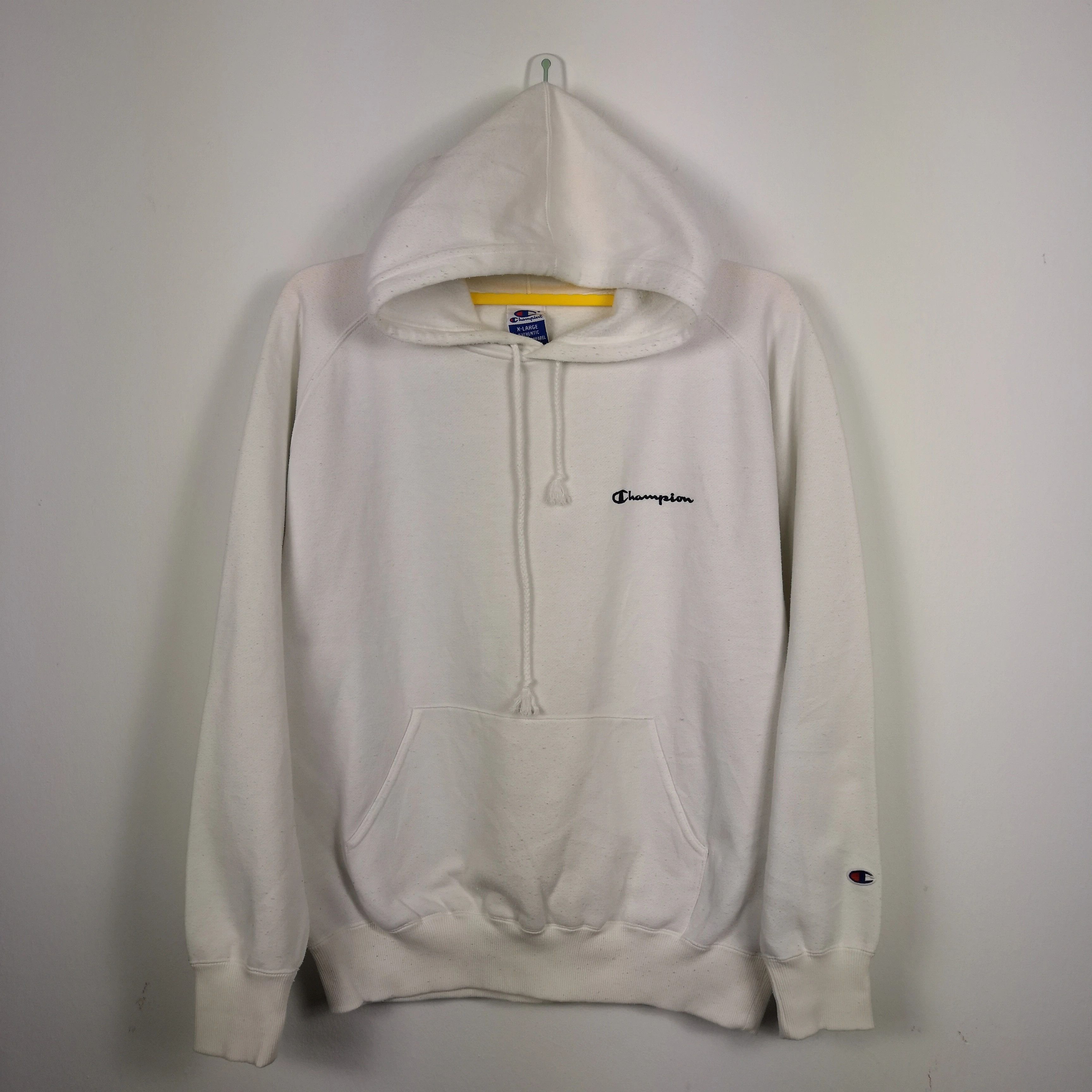 Champion × Vintage Vintage Champion Hoodie Sweatshirt Champion Sweater Size US XL / EU 56 / 4 - 2 Thumbnail