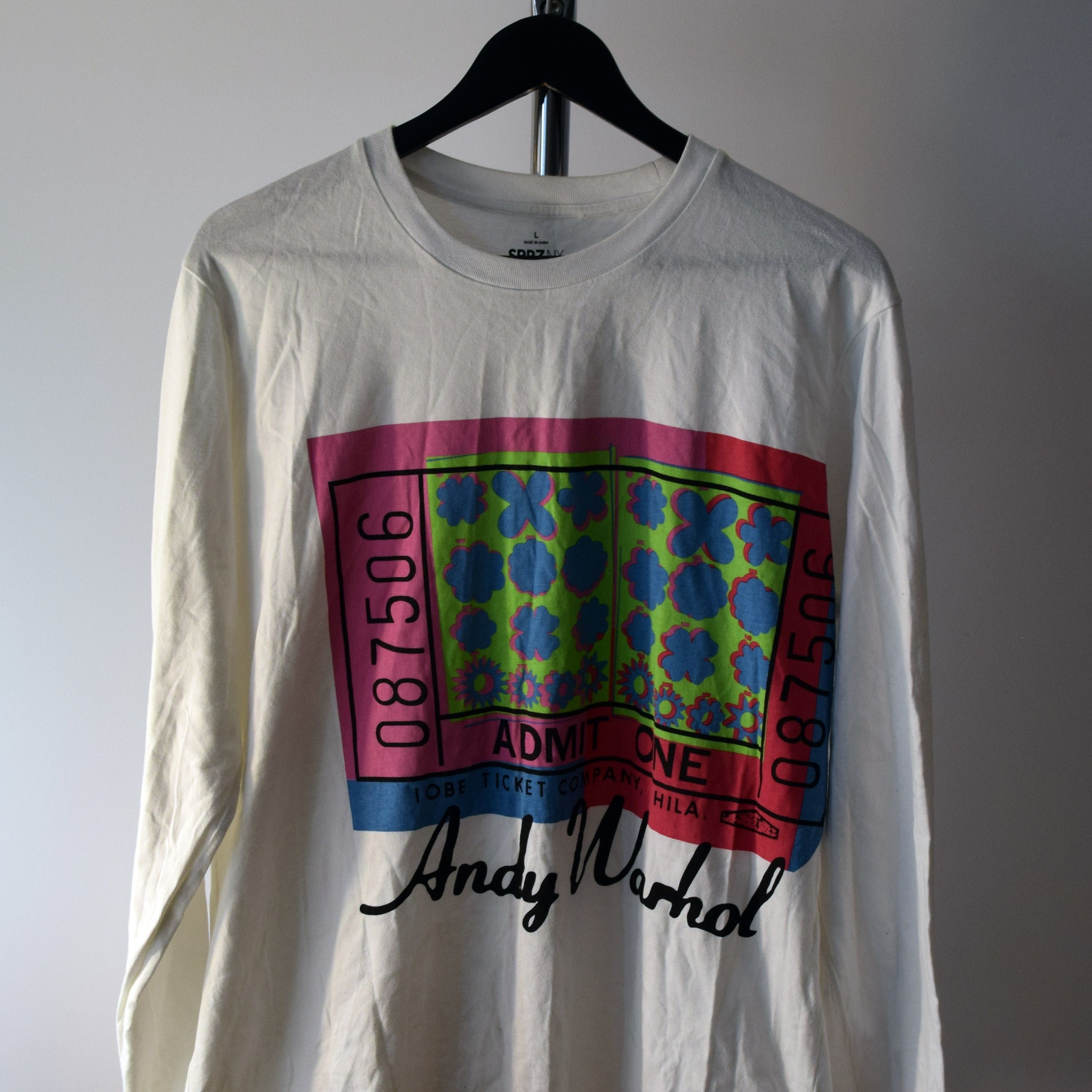Andy Warhol × Uniqlo Graphite T-shirt Art Andy Warhol Uniqlo Black Tee Mans Size US M / EU 48-50 / 2 - 4 Thumbnail