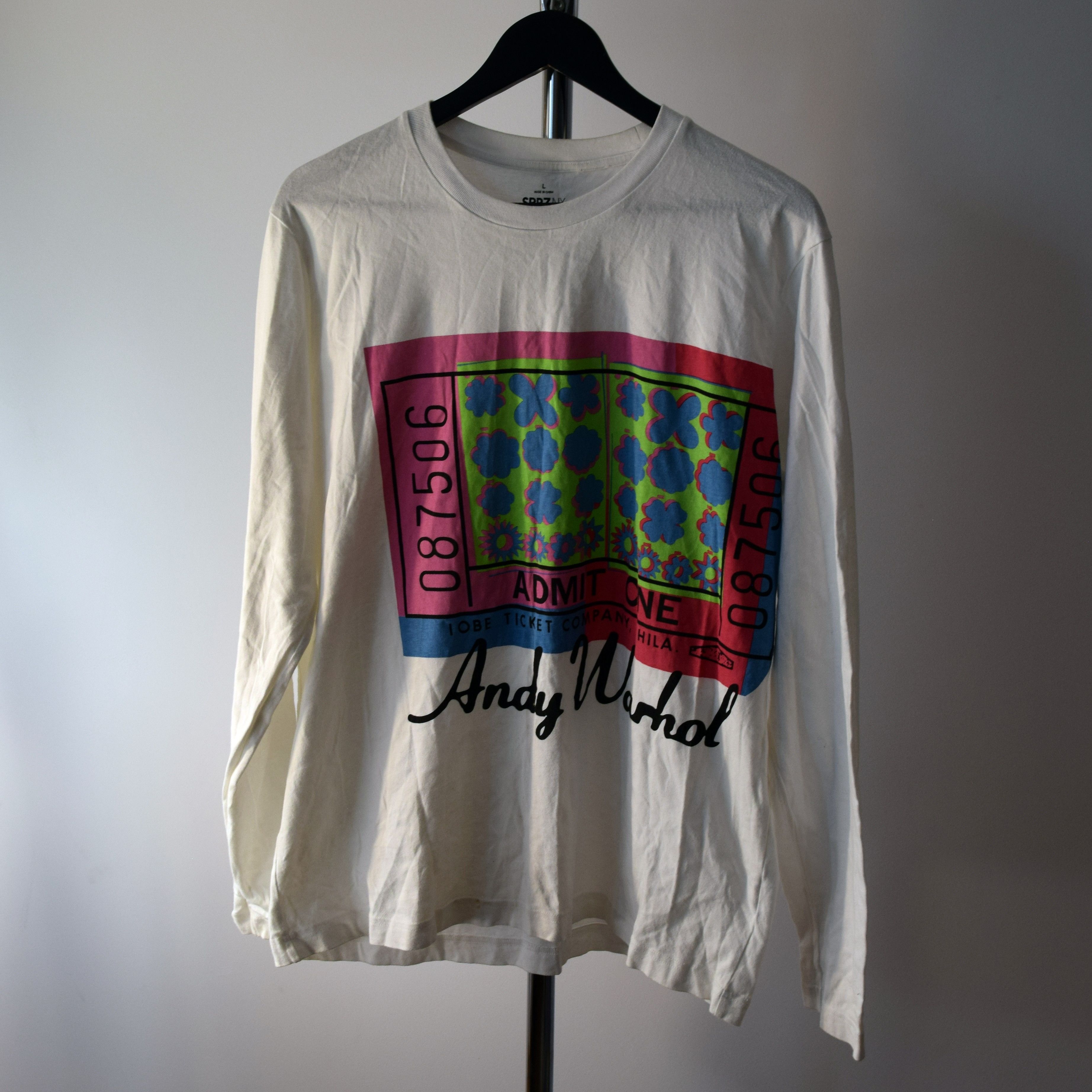 Andy Warhol × Uniqlo Graphite T-shirt Art Andy Warhol Uniqlo Black Tee Mans Size US M / EU 48-50 / 2 - 1 Thumbnail