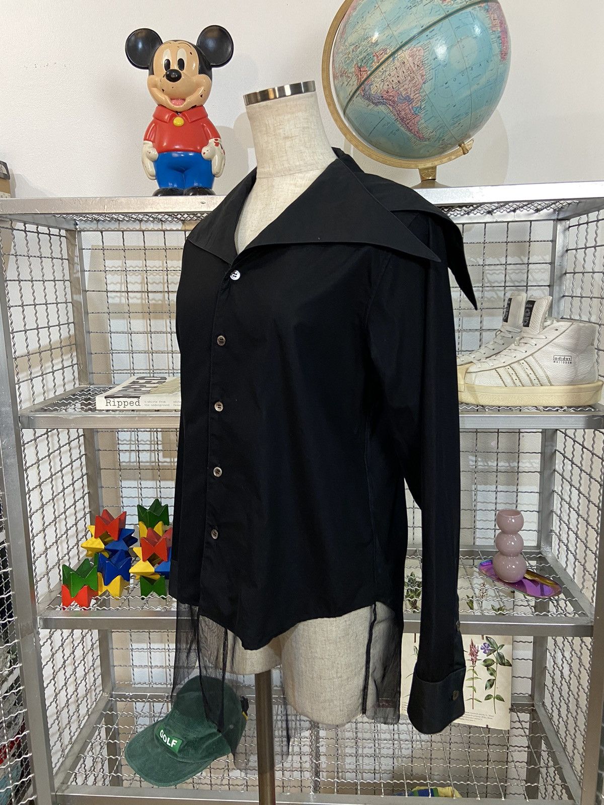Masaki Matsushima Masaki Matsushima Asymmetric Collar Mesh Layers Shirt Size US M / EU 48-50 / 2 - 18 Thumbnail