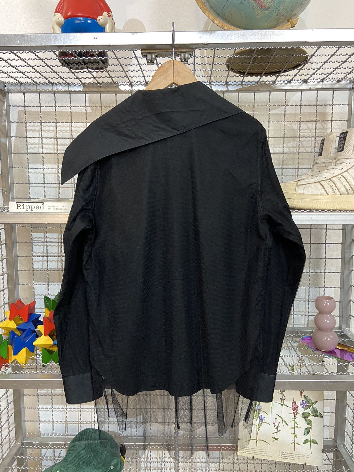 Masaki Matsushima Masaki Matsushima Asymmetric Collar Mesh Layers Shirt Size US M / EU 48-50 / 2 - 4 Thumbnail