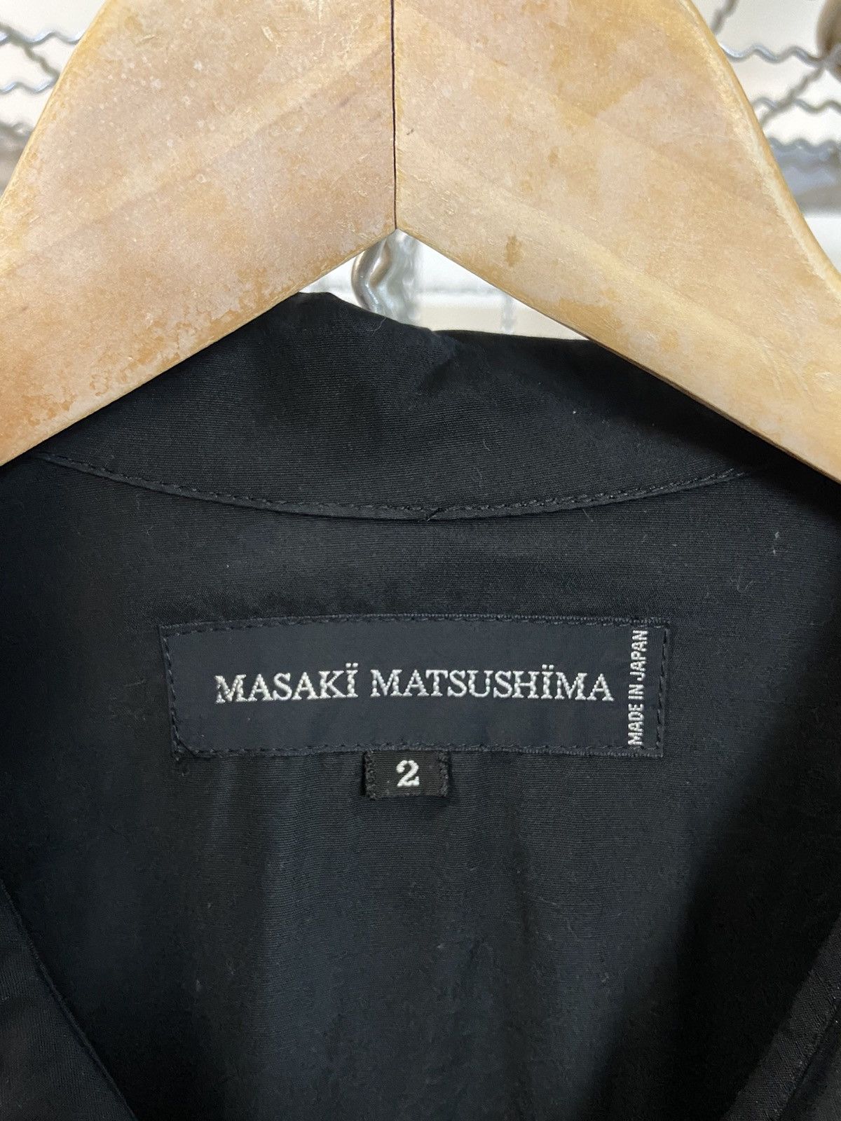 Masaki Matsushima Masaki Matsushima Asymmetric Collar Mesh Layers Shirt Size US M / EU 48-50 / 2 - 5 Thumbnail