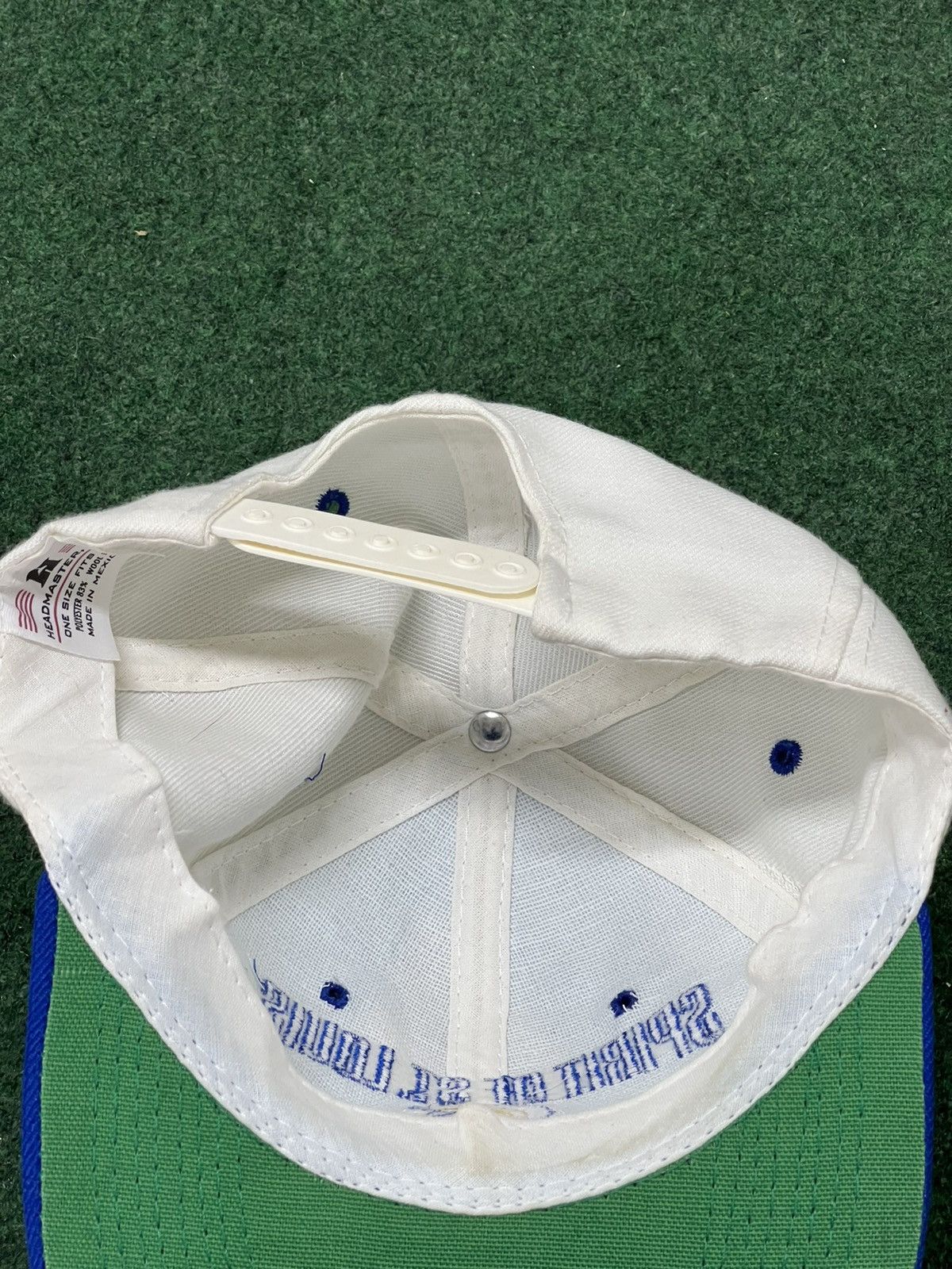 NFL × Vintage Vintage 90s St Louis Rams Two Tone Snap Back Hat Size ONE SIZE - 4 Thumbnail