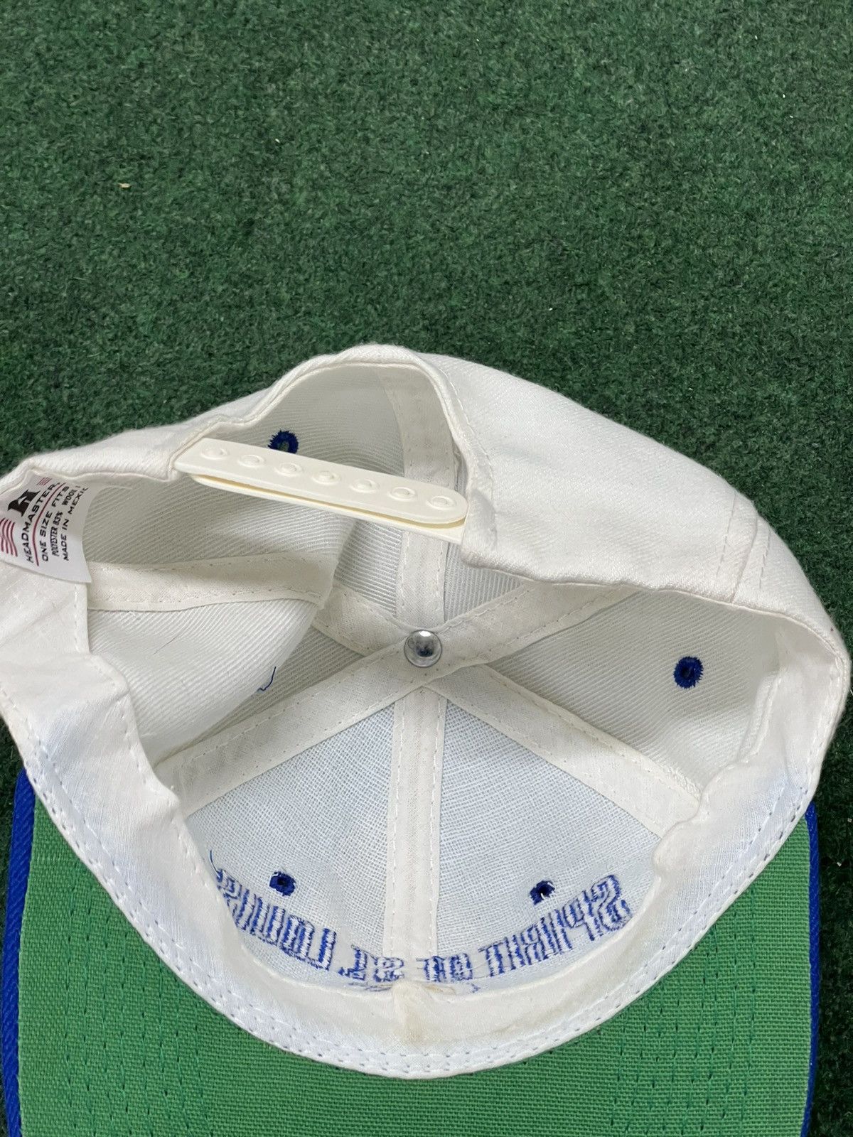 NFL × Vintage Vintage 90s St Louis Rams Two Tone Snap Back Hat Size ONE SIZE - 5 Thumbnail