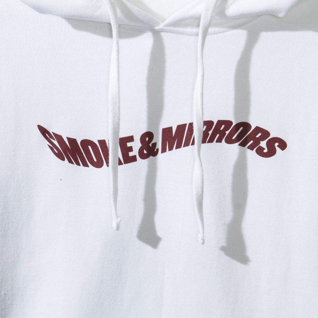 Anti Social Social Club DS ASSC maroon logo Smoke and Mirrors White Hoodie in Hand Size US XL / EU 56 / 4 - 5 Thumbnail