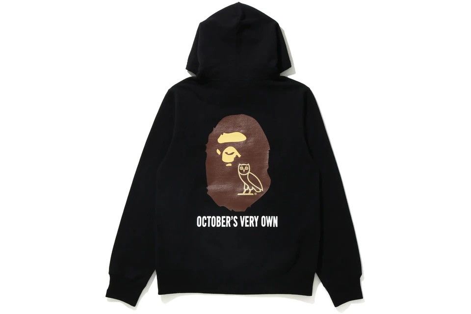 Bape × October's Very Own BAPE x OVO Pullover Hoodie Black Size US S / EU 44-46 / 1 - 3 Thumbnail