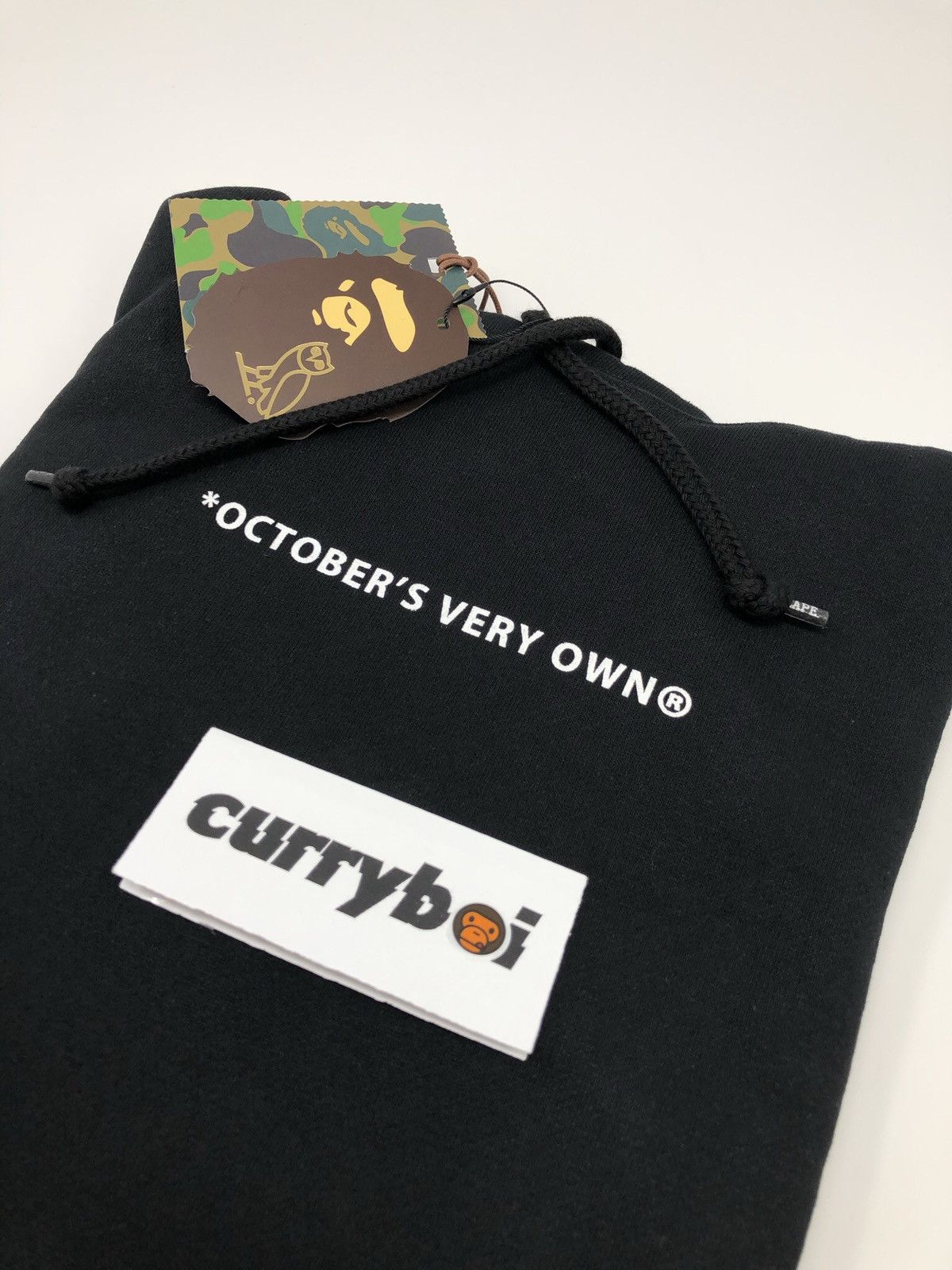 Bape × October's Very Own BAPE x OVO Pullover Hoodie Black Size US S / EU 44-46 / 1 - 6 Thumbnail