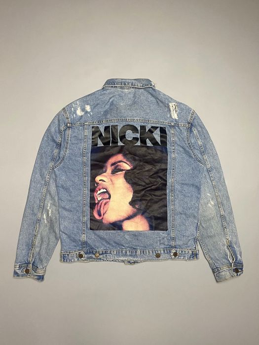 H&m nicki minaj denim on sale jacket