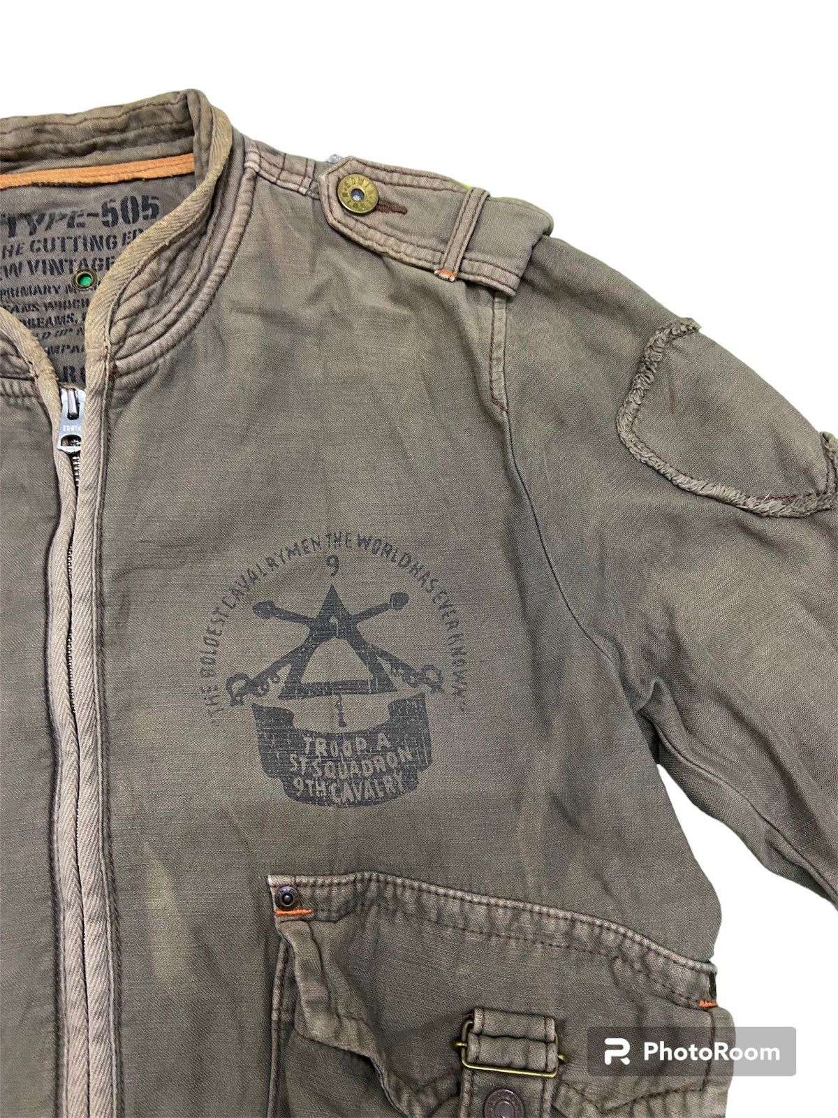 Edwin 🔥🔥🔥Rare vintage edwin jacket multi pocket military style Size US L / EU 52-54 / 3 - 4 Thumbnail