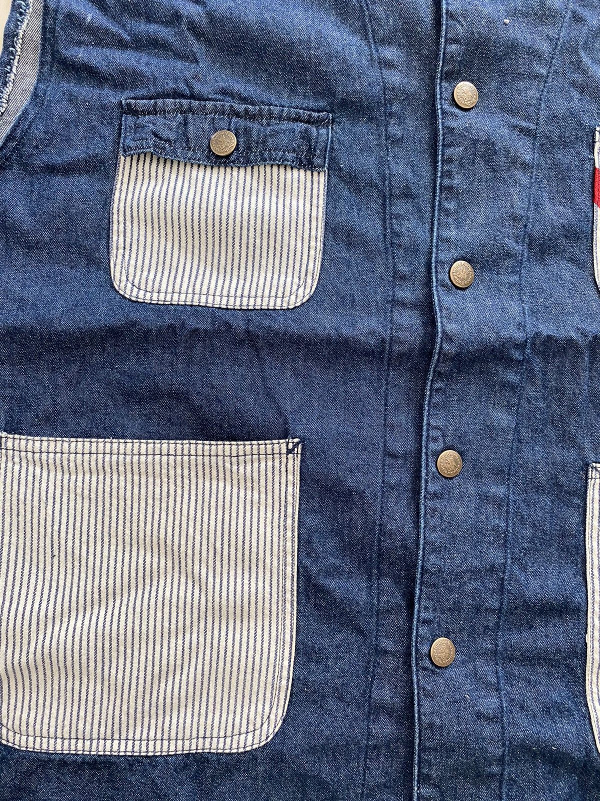 Blue Blue Japan × Budweiser × Vintage Vintage Budweiser Vest Pachwork nice designer Size US L / EU 52-54 / 3 - 8 Thumbnail