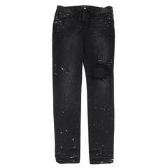 Amiri jeans paint store splatter