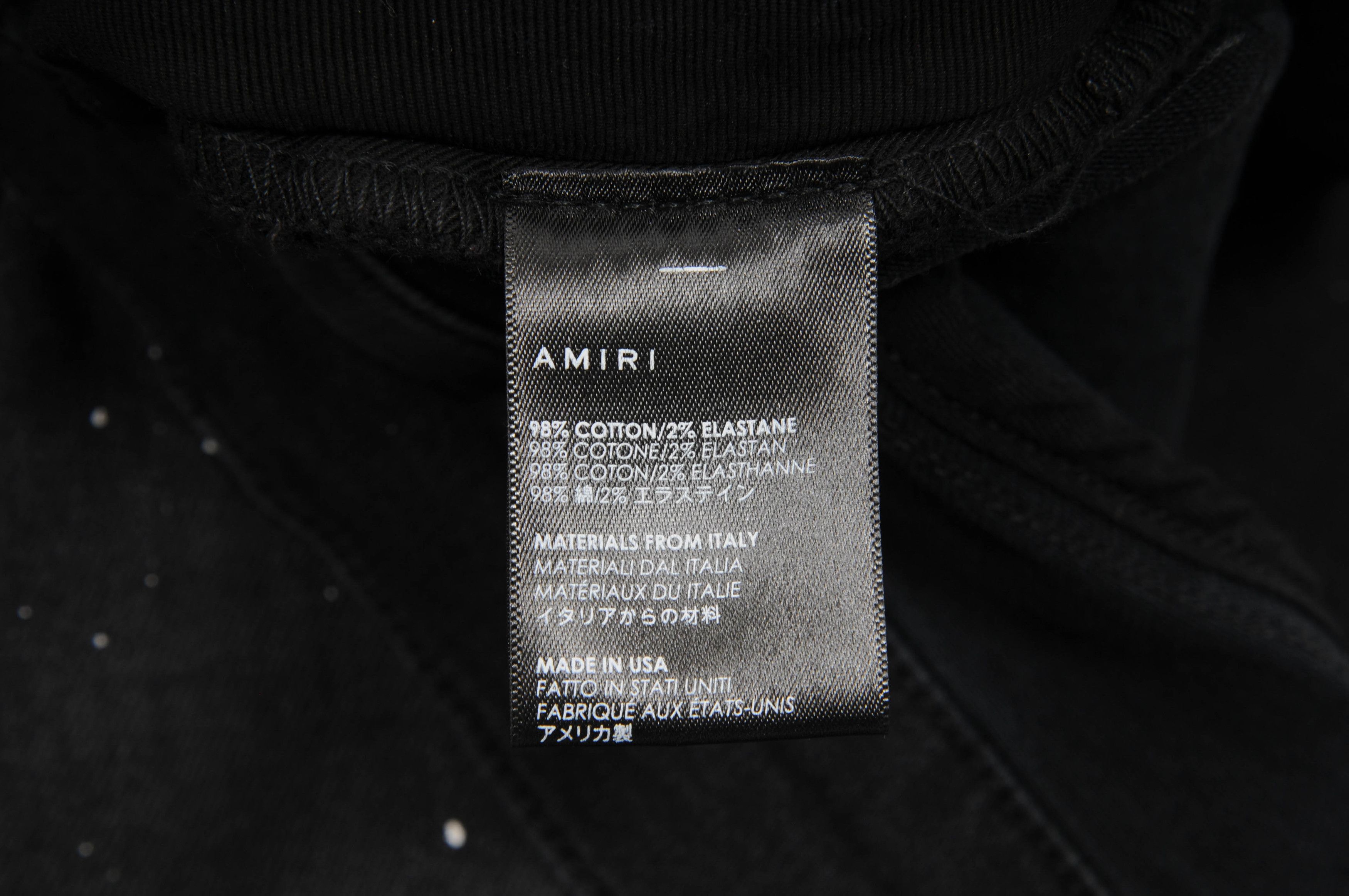Amiri Paint Splatter Broken Knee Blowout Distressed Skinny Jeans Size US 36 / EU 52 - 9 Thumbnail