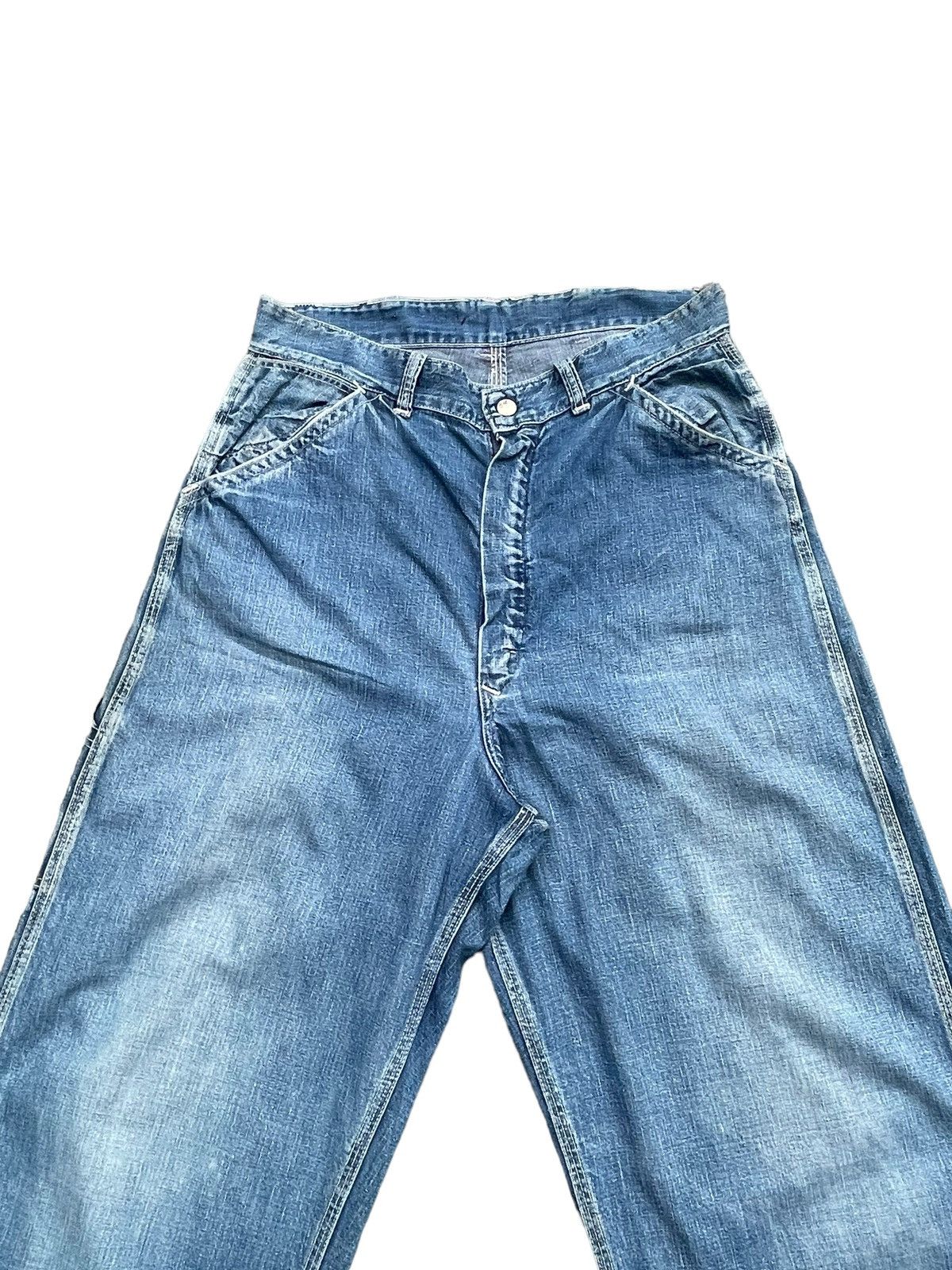 Anvil × Vintage Vintage 50’s Anvil Brand Worker Denim Size US 31 - 5 Thumbnail