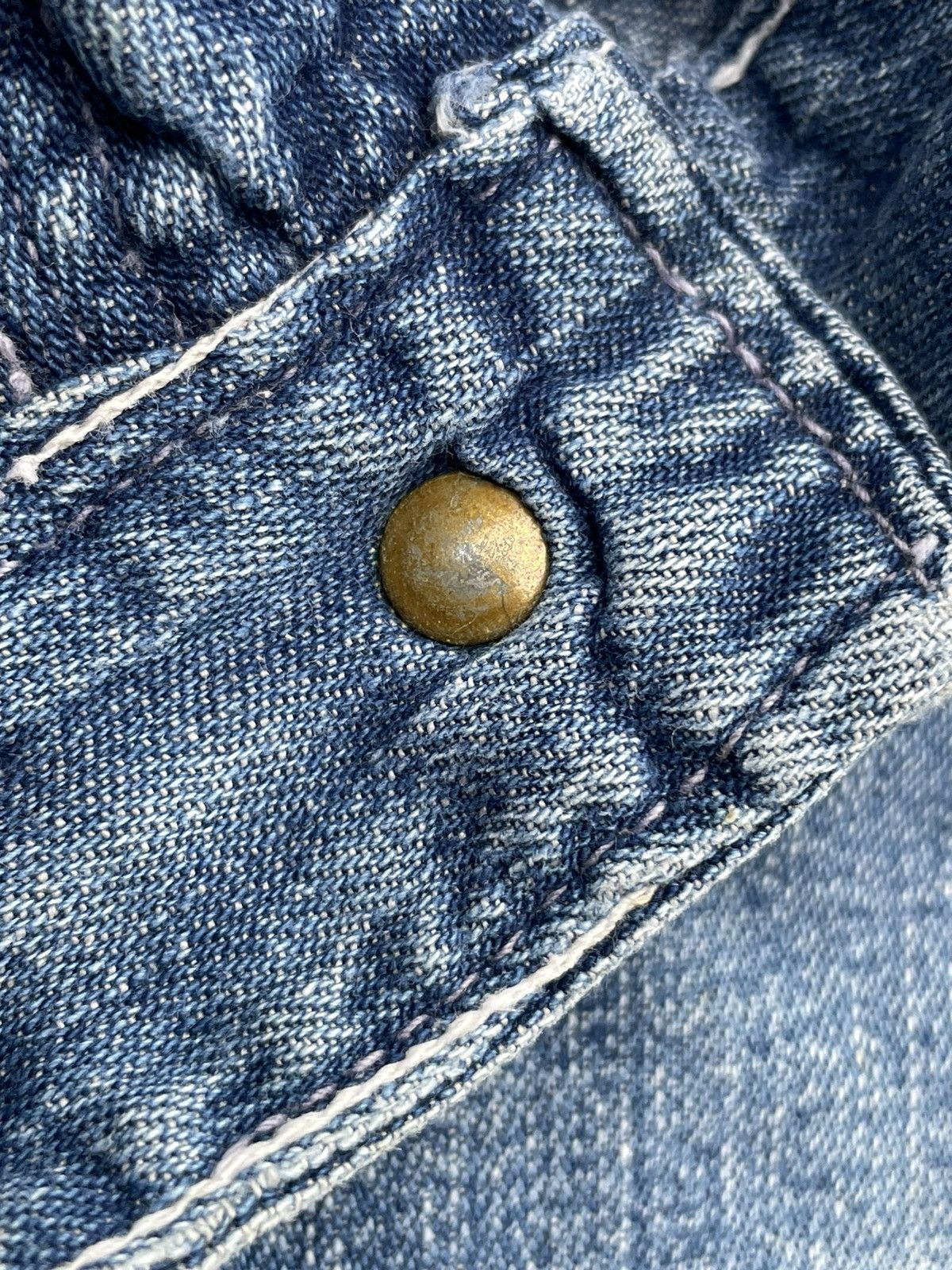 Anvil × Vintage Vintage 50’s Anvil Brand Worker Denim Size US 31 - 16 Thumbnail