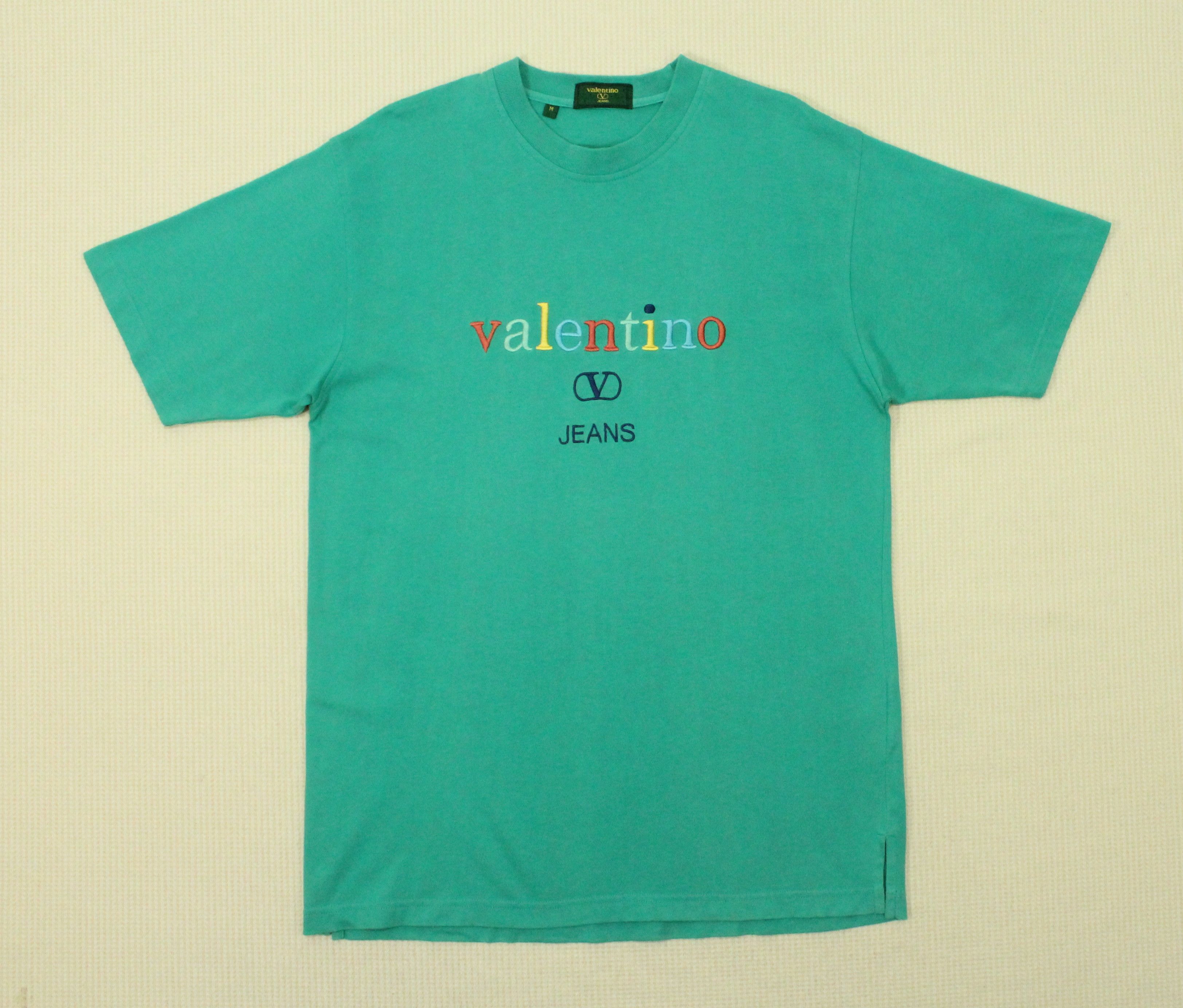 Vintage ITALIAN DESIGNER 🔥 VALENTINO T Shirt Embroidered Vintage Size US M / EU 48-50 / 2 - 5 Thumbnail