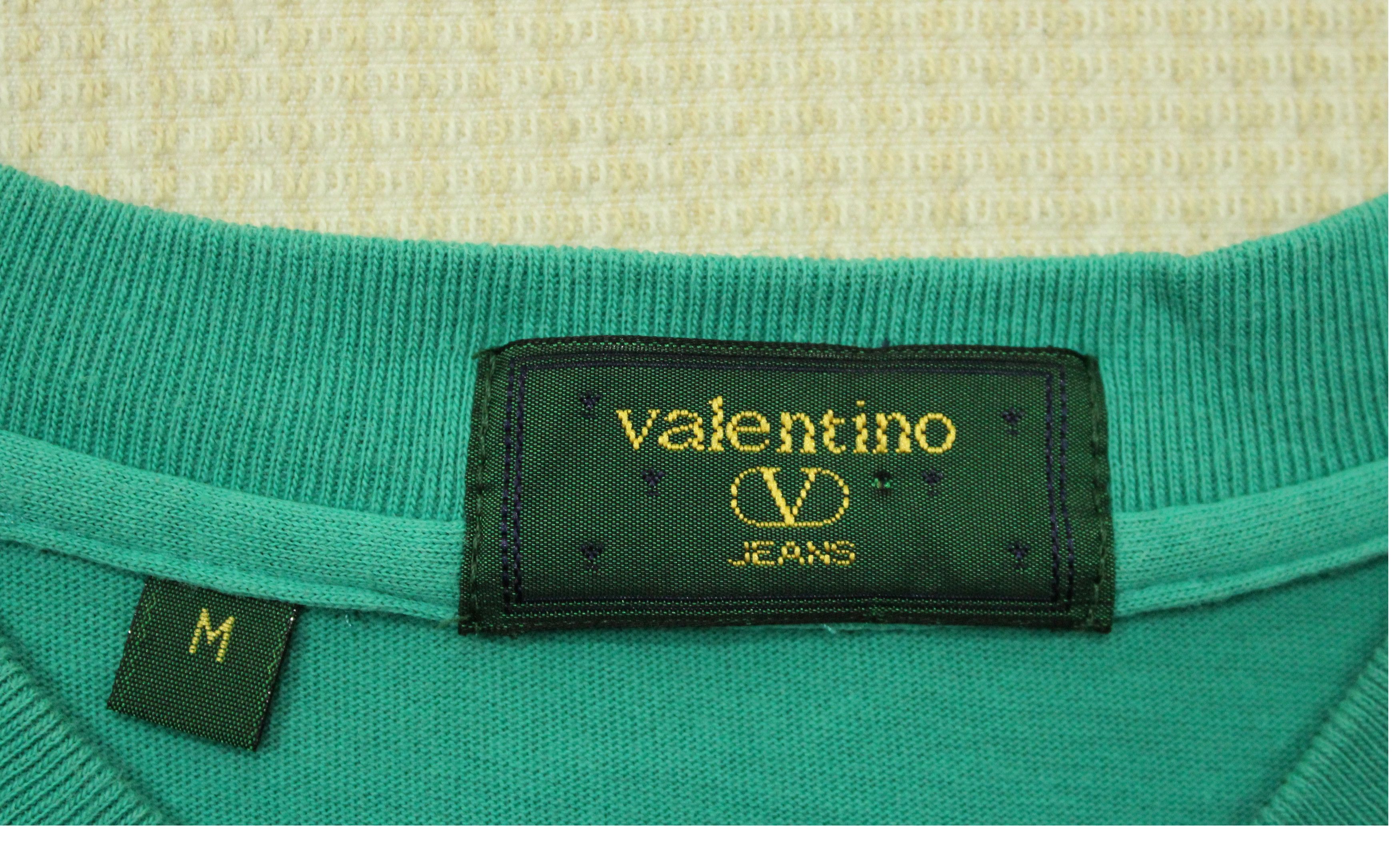 Vintage ITALIAN DESIGNER 🔥 VALENTINO T Shirt Embroidered Vintage Size US M / EU 48-50 / 2 - 9 Thumbnail