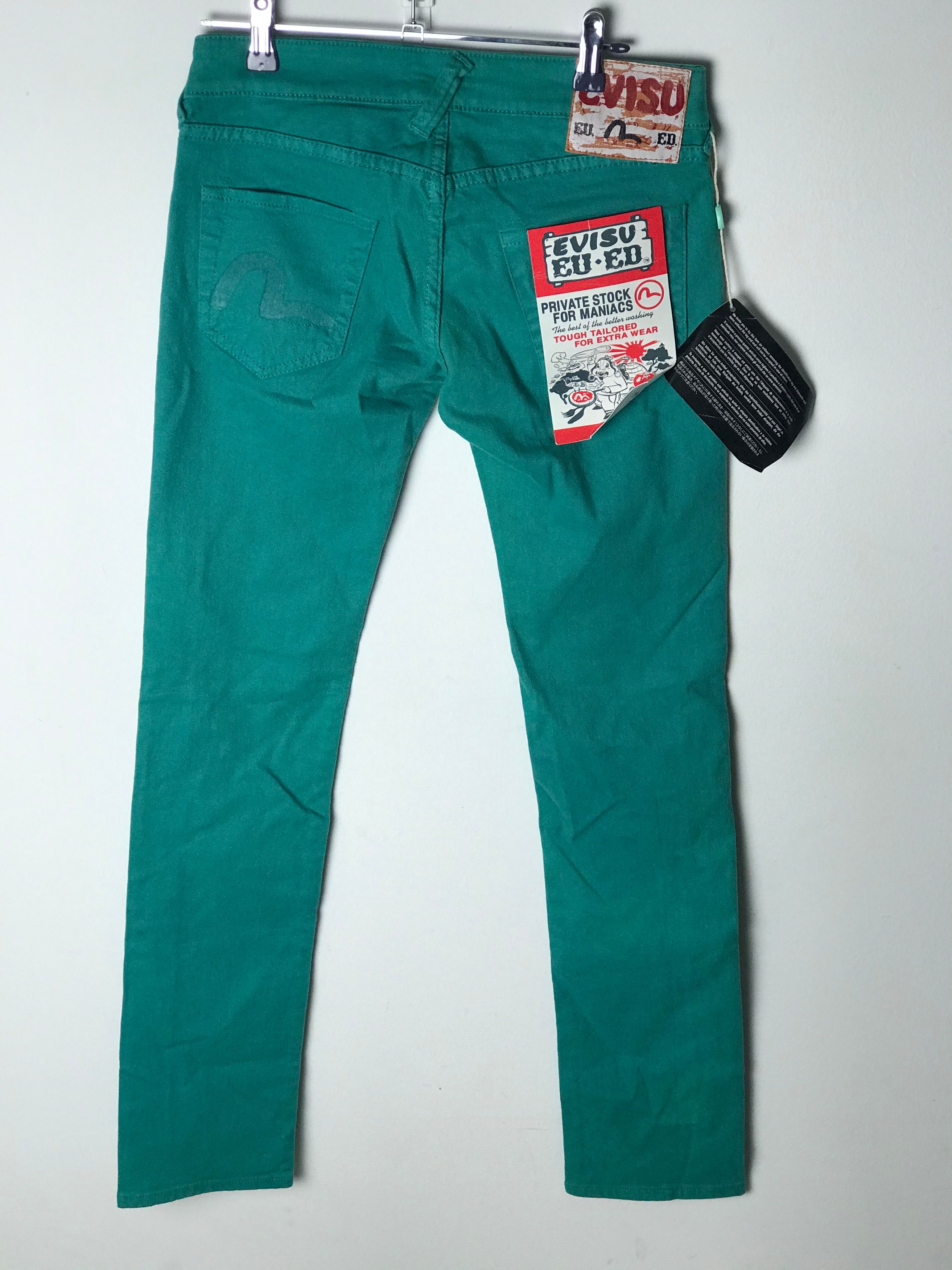 Vintage WMNS Evisu jeans pants DSWT Size US 28 / EU 44 - 3 Thumbnail