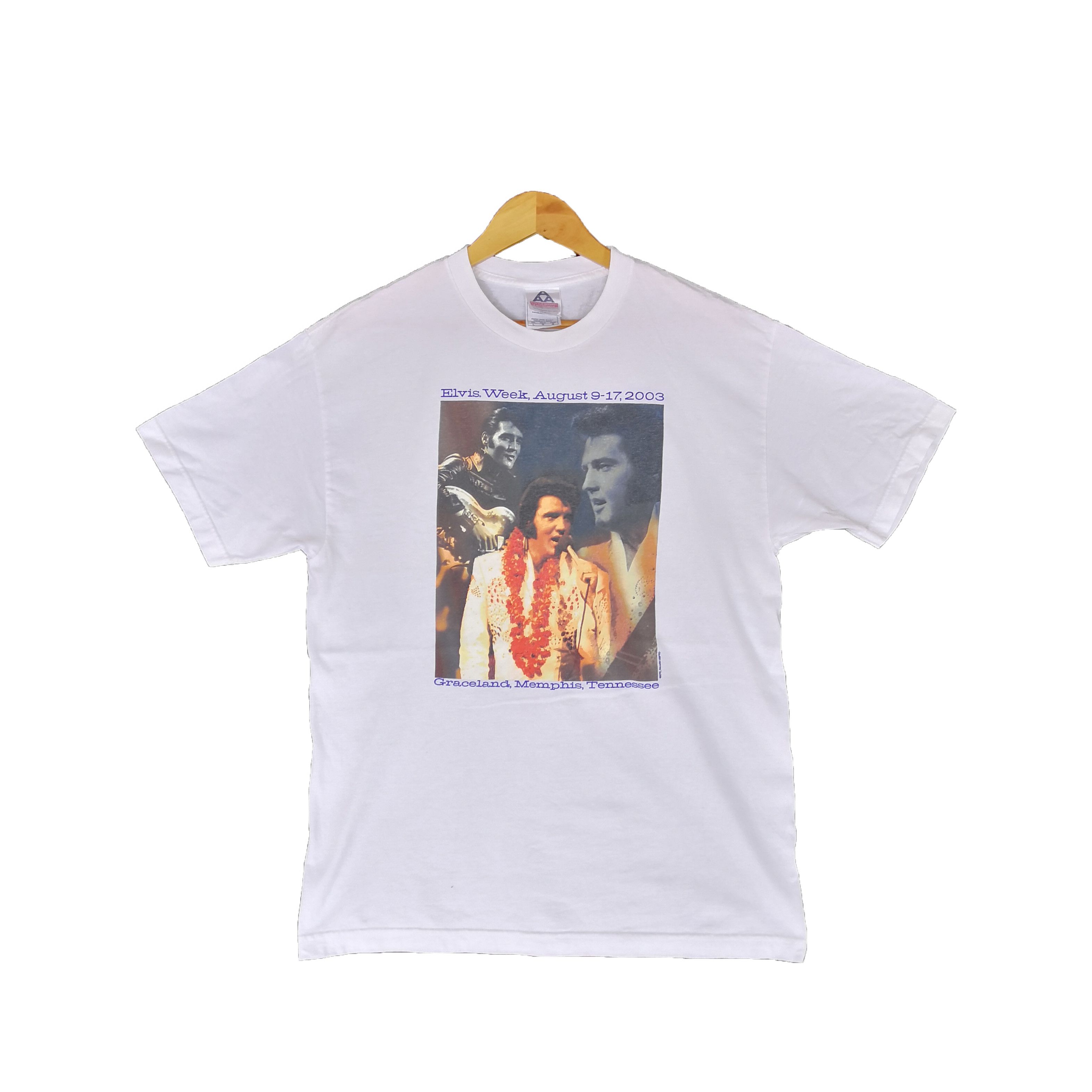 Band Tees Vintage Elvis Presley Week T Shirt Tennessee 56789 Size US L / EU 52-54 / 3 - 1 Thumbnail