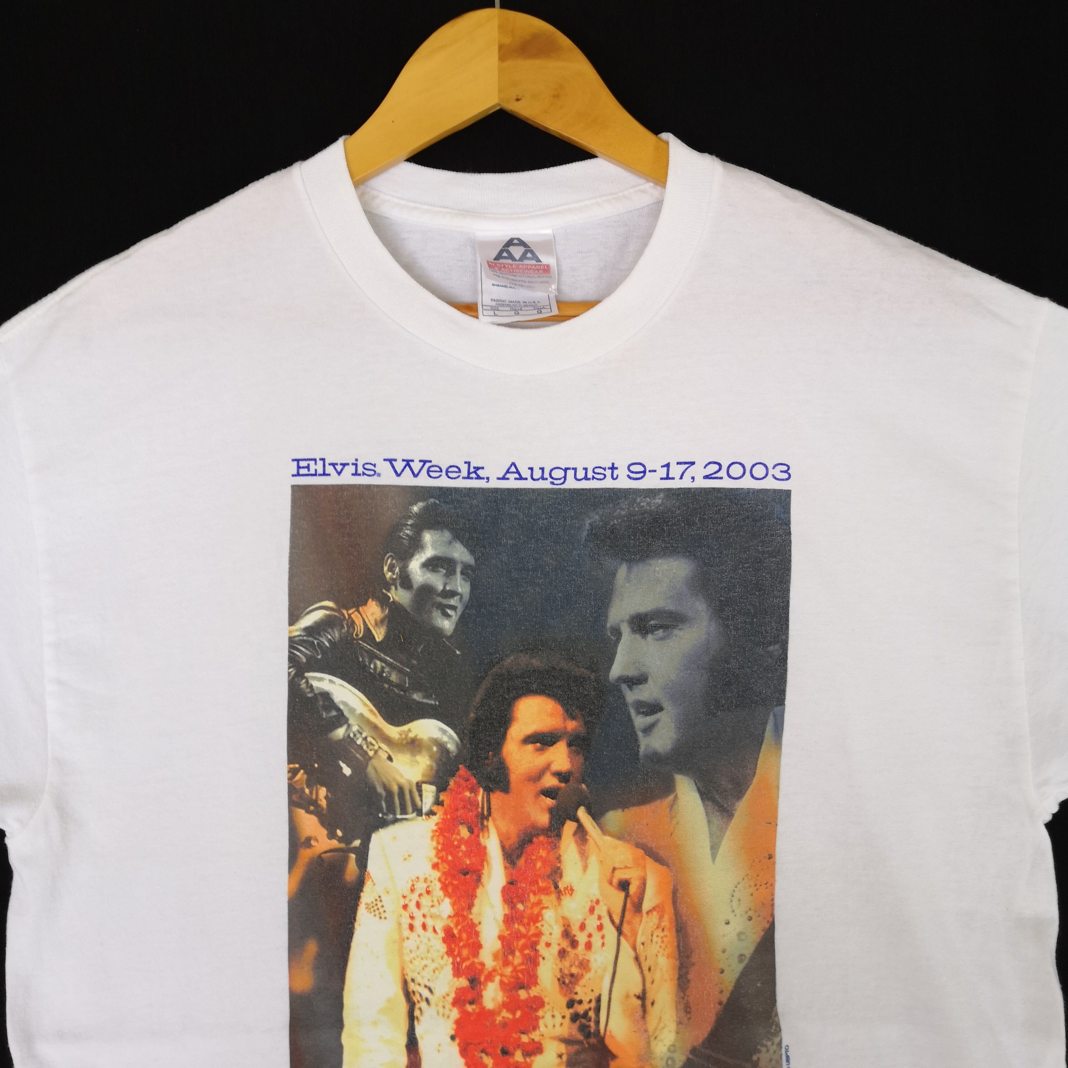 Band Tees Vintage Elvis Presley Week T Shirt Tennessee 56789 Size US L / EU 52-54 / 3 - 2 Thumbnail