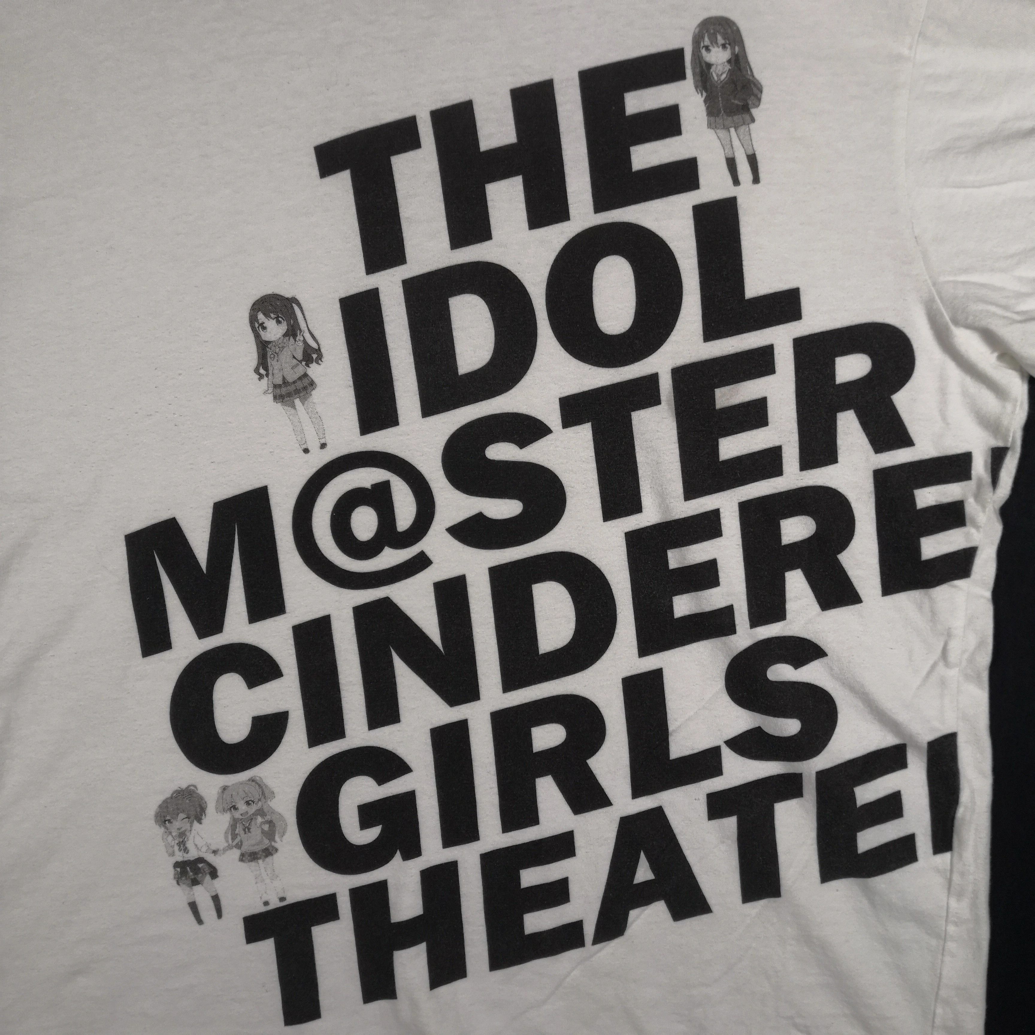 Cartoon Network Idolmaster Cinderella Girls T Shirt Japanese Anime Tee Size US XL / EU 56 / 4 - 5 Thumbnail
