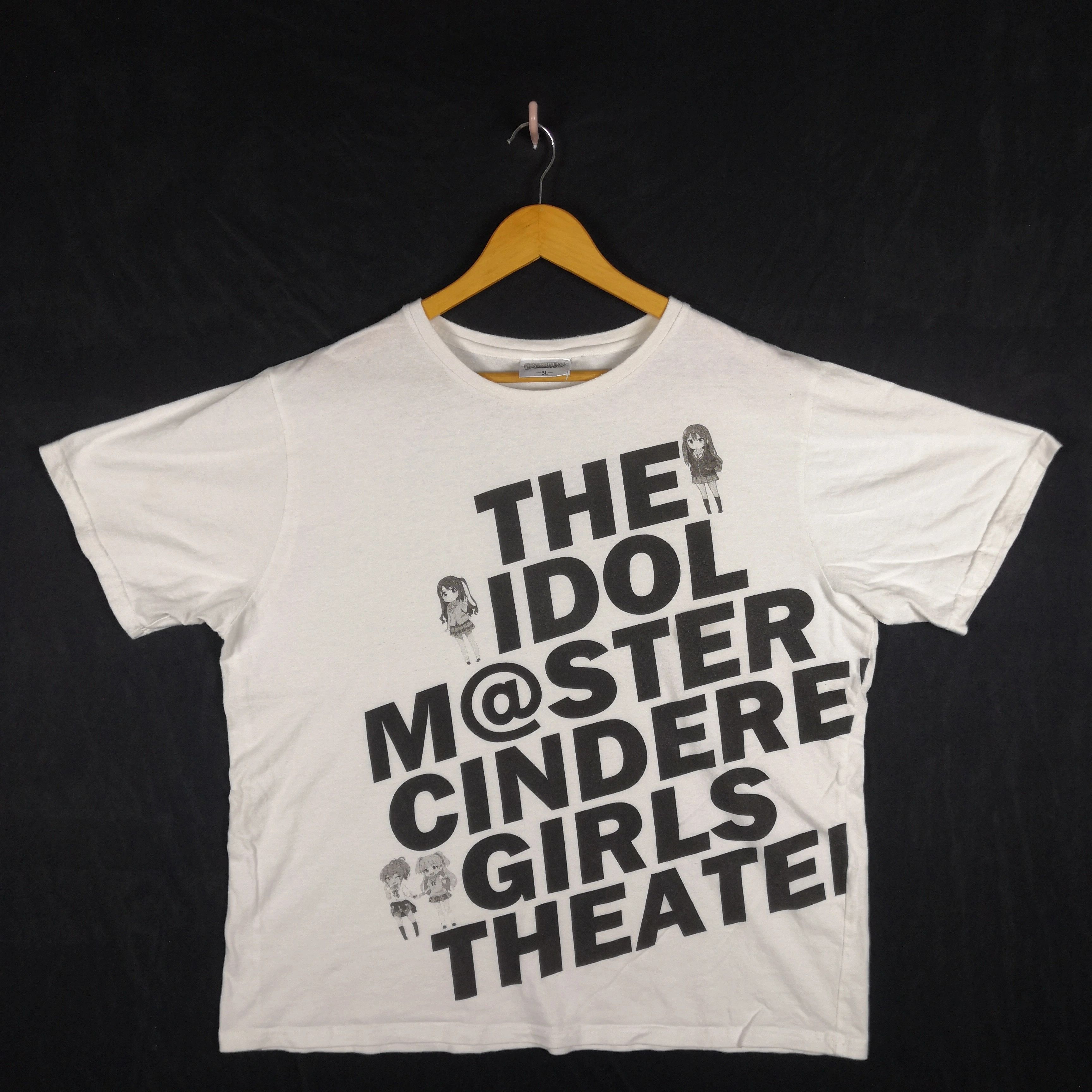 Cartoon Network Idolmaster Cinderella Girls T Shirt Japanese Anime Tee Size US XL / EU 56 / 4 - 2 Thumbnail