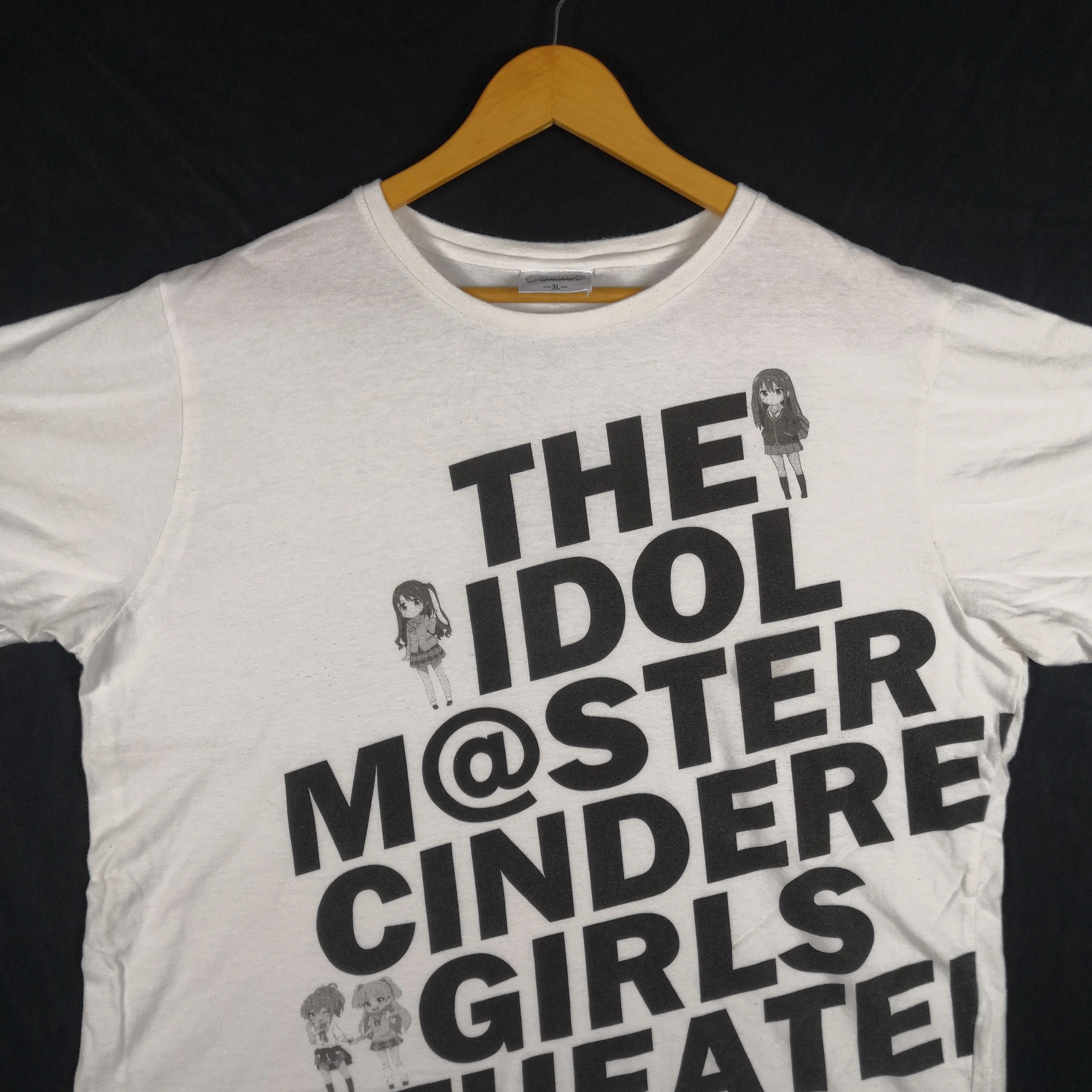 Cartoon Network Idolmaster Cinderella Girls T Shirt Japanese Anime Tee Size US XL / EU 56 / 4 - 3 Thumbnail