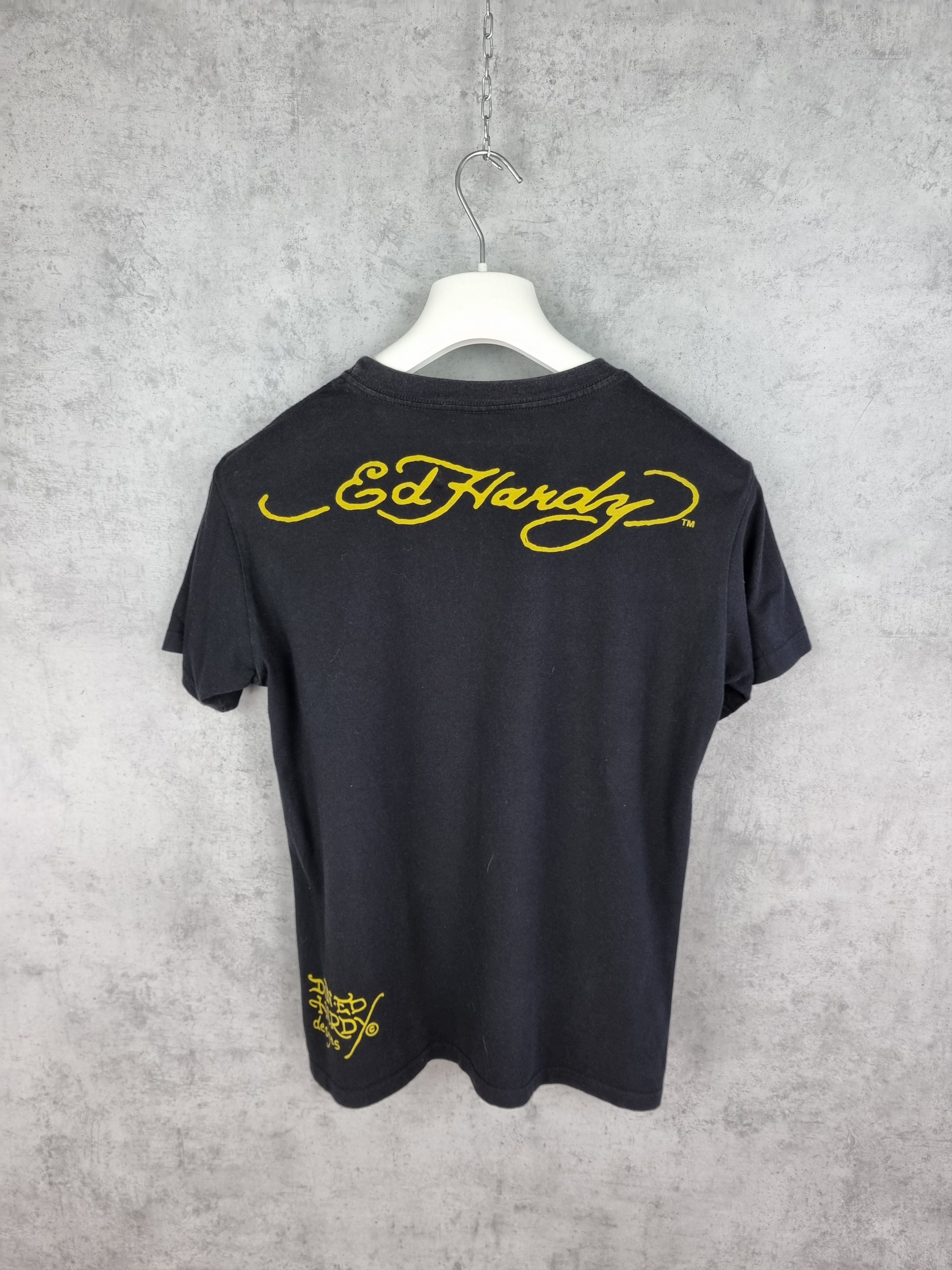 Christian Audigier × Ed Hardy Ed Hardy Kills Love Slowly Swarovski Tee Shirt Size US M / EU 48-50 / 2 - 2 Thumbnail