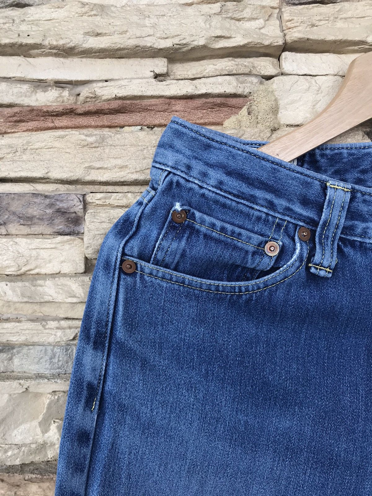 Vintage Vintage Blue Way Distressed Jeans Size US 30 / EU 46 - 5 Thumbnail