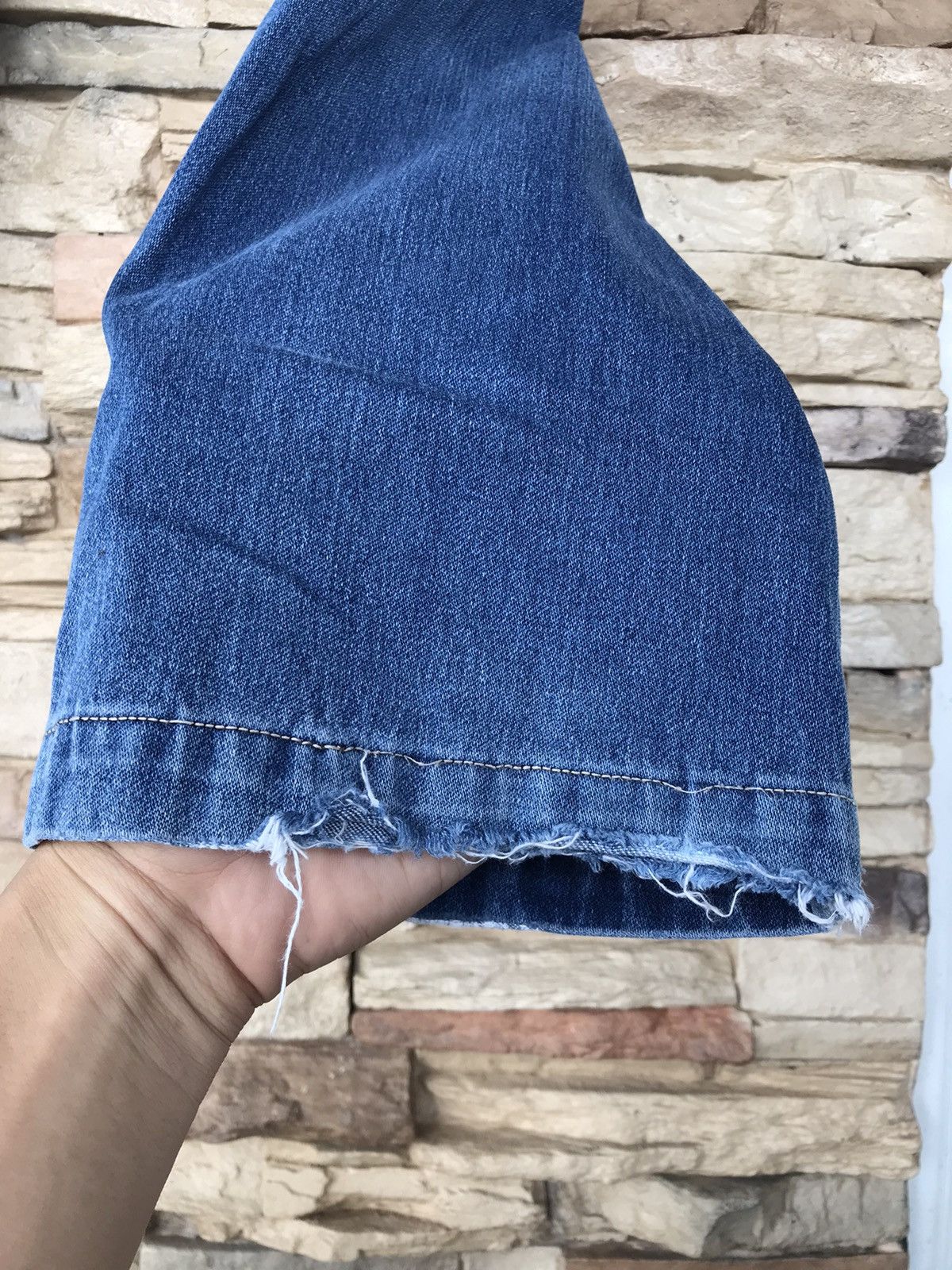 Vintage Vintage Blue Way Distressed Jeans Size US 30 / EU 46 - 7 Thumbnail