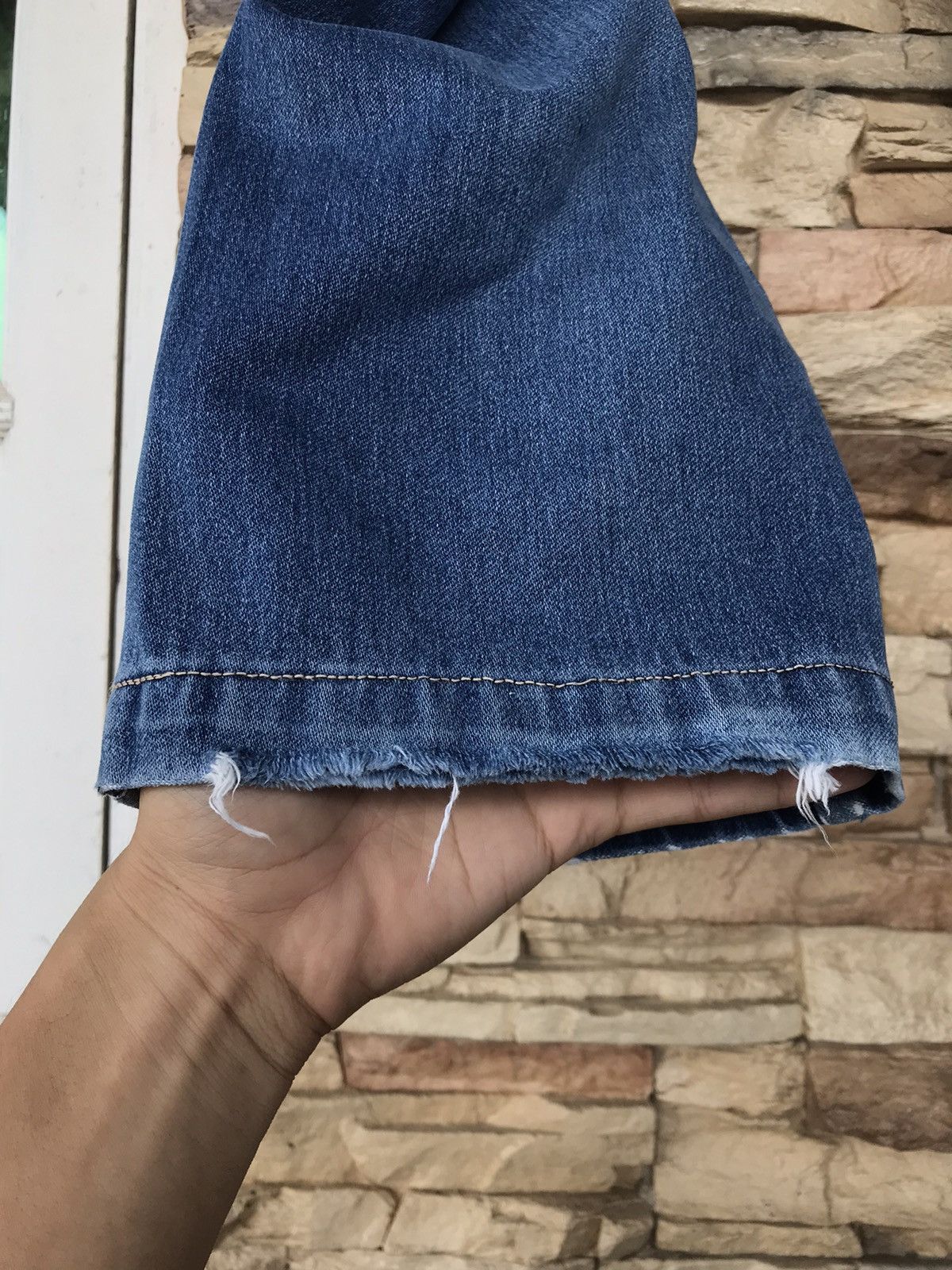 Vintage Vintage Blue Way Distressed Jeans Size US 30 / EU 46 - 8 Thumbnail