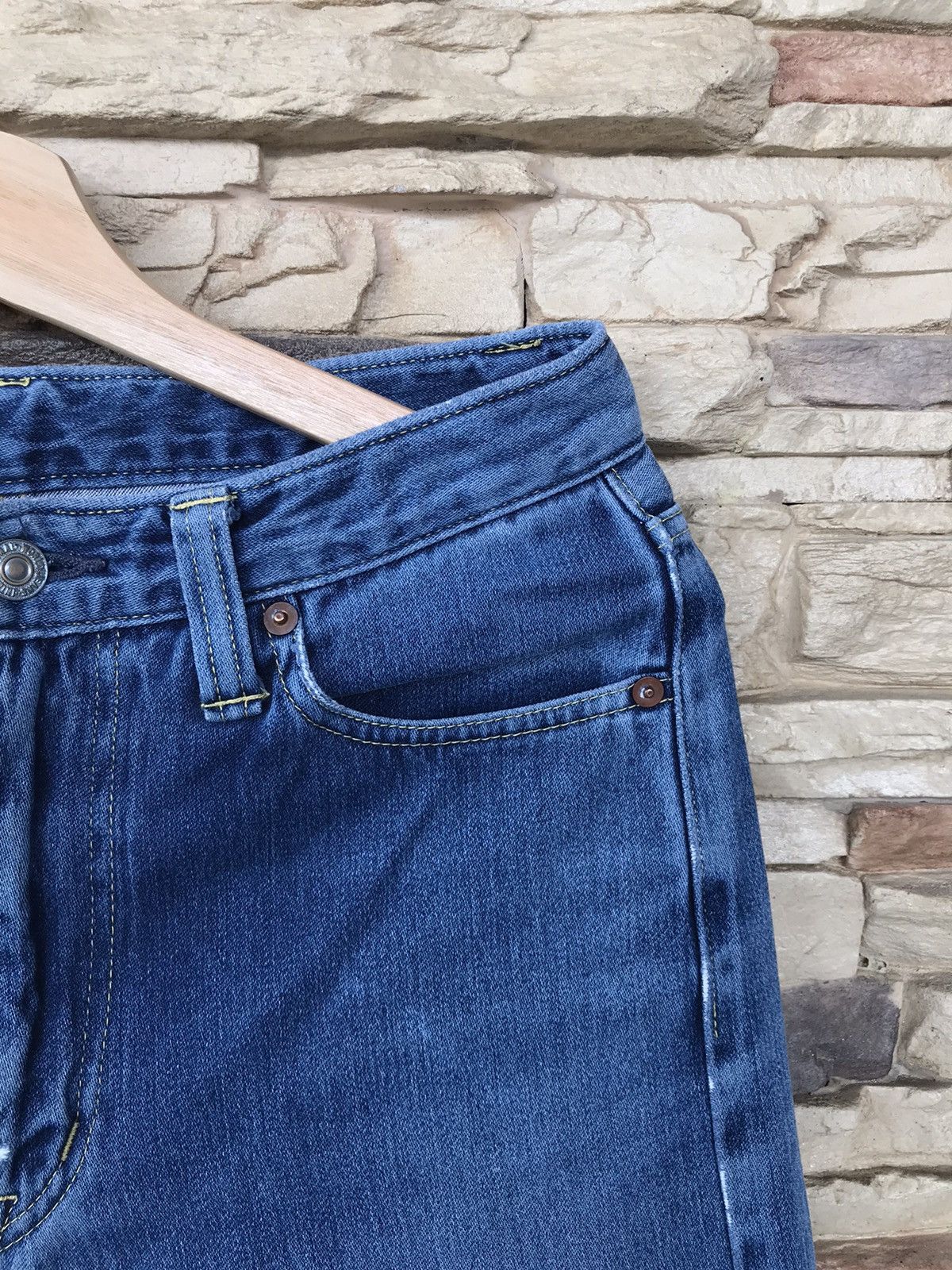Vintage Vintage Blue Way Distressed Jeans Size US 30 / EU 46 - 4 Thumbnail