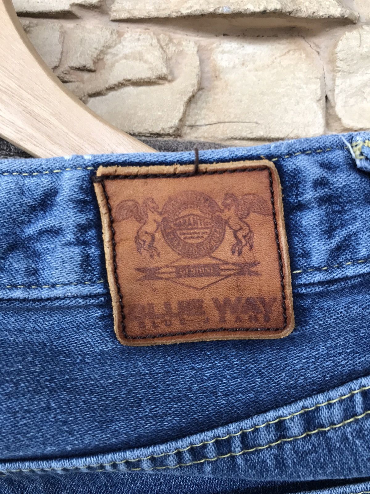 Vintage Vintage Blue Way Distressed Jeans Size US 30 / EU 46 - 13 Thumbnail