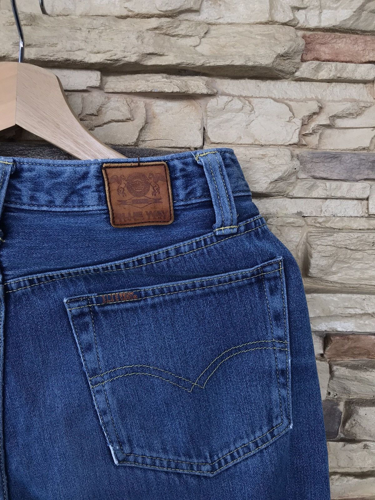 Vintage Vintage Blue Way Distressed Jeans Size US 30 / EU 46 - 11 Thumbnail