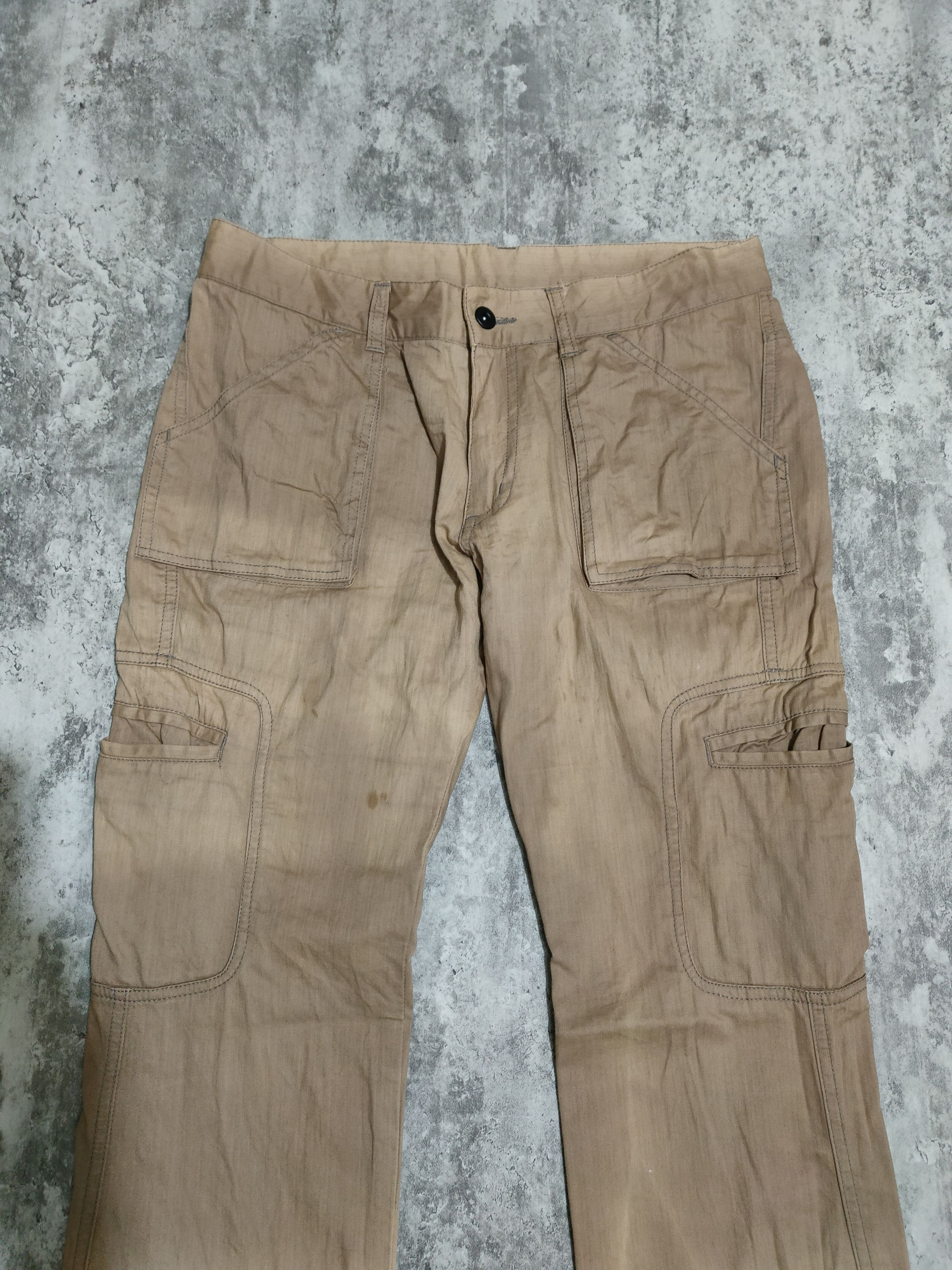 Faded Glory × Japanese Brand × Katharine Hamnett London Vintage Hamnett Cargo Faded Pans Size US 32 / EU 48 - 5 Thumbnail