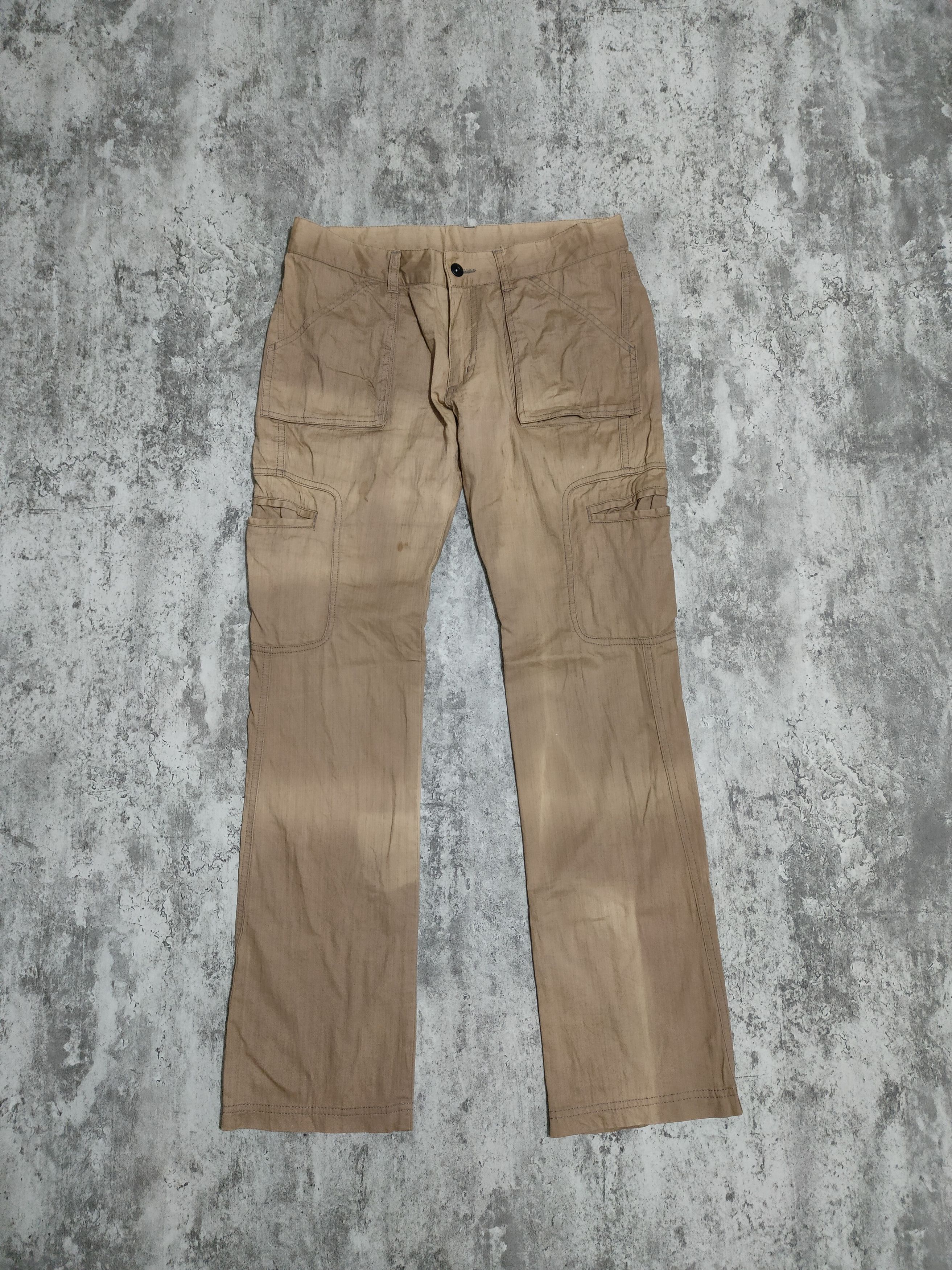Faded Glory × Japanese Brand × Katharine Hamnett London Vintage Hamnett Cargo Faded Pans Size US 32 / EU 48 - 1 Thumbnail
