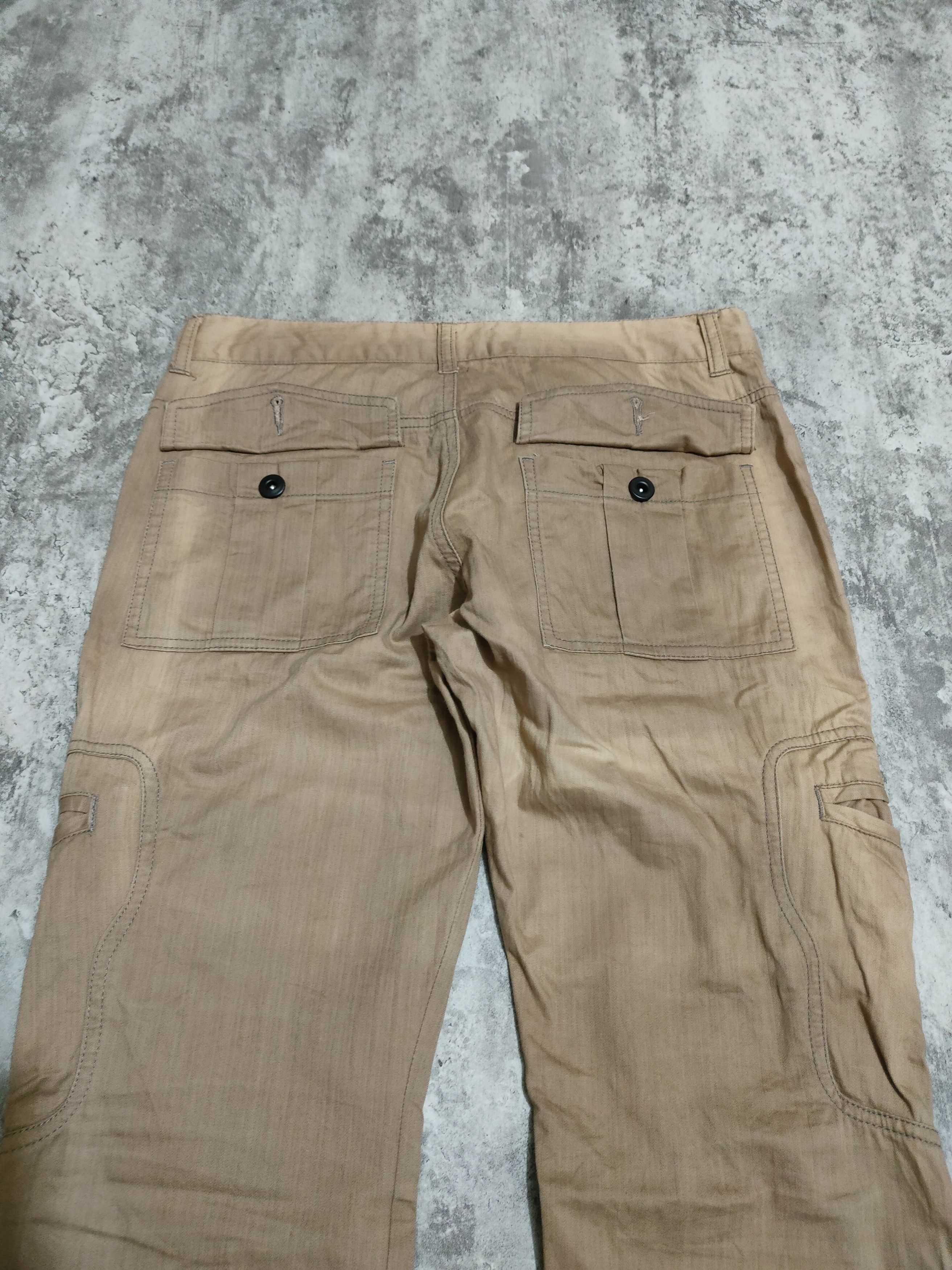 Faded Glory × Japanese Brand × Katharine Hamnett London Vintage Hamnett Cargo Faded Pans Size US 32 / EU 48 - 10 Thumbnail