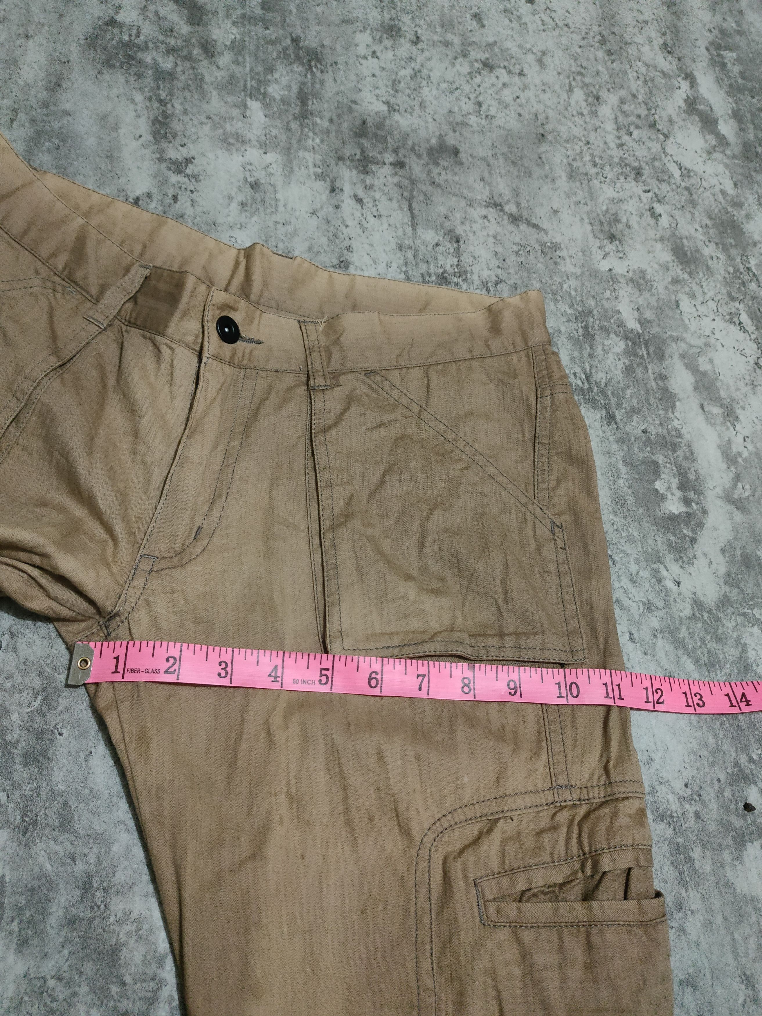 Faded Glory × Japanese Brand × Katharine Hamnett London Vintage Hamnett Cargo Faded Pans Size US 32 / EU 48 - 18 Thumbnail