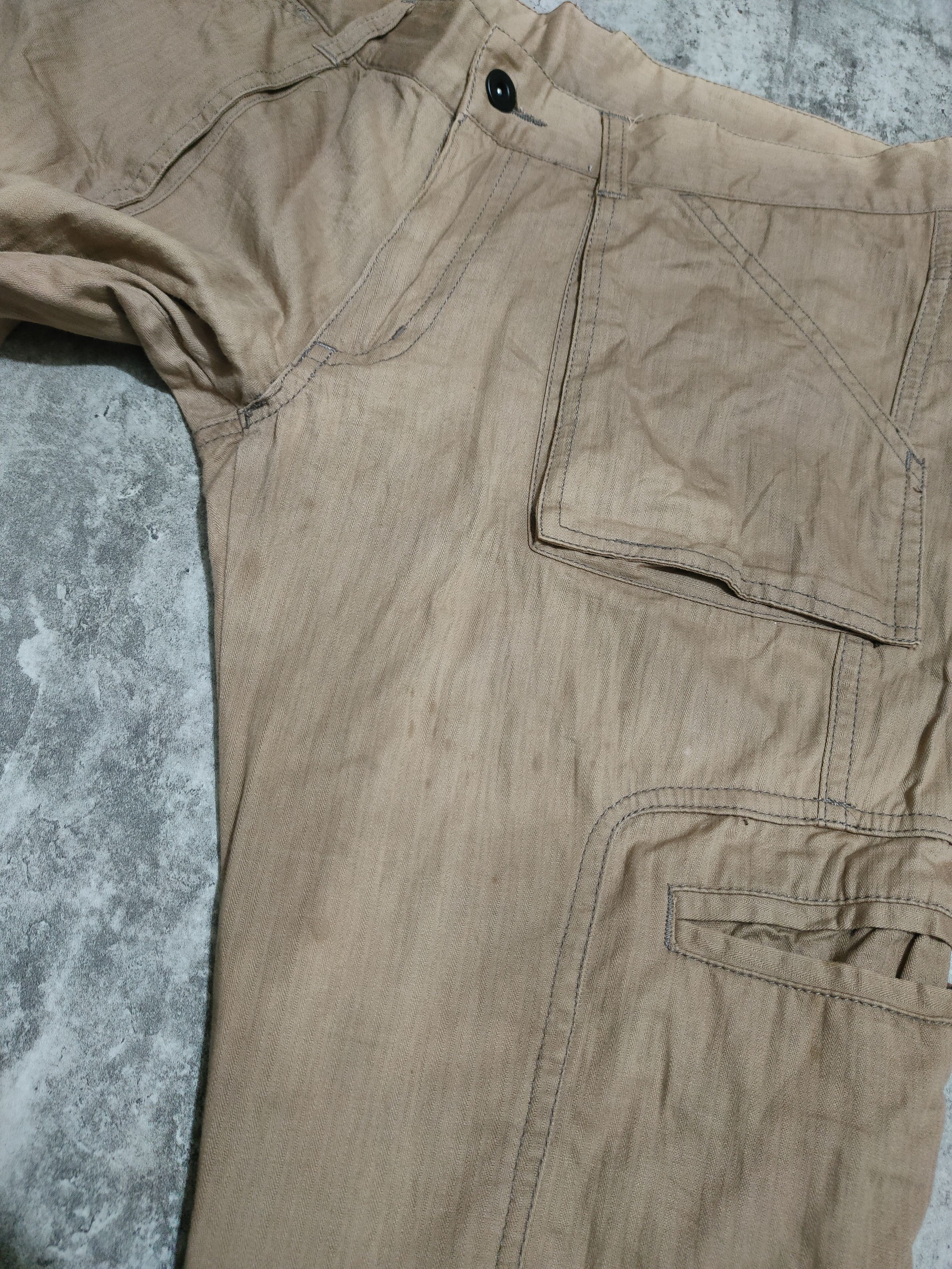 Faded Glory × Japanese Brand × Katharine Hamnett London Vintage Hamnett Cargo Faded Pans Size US 32 / EU 48 - 12 Thumbnail