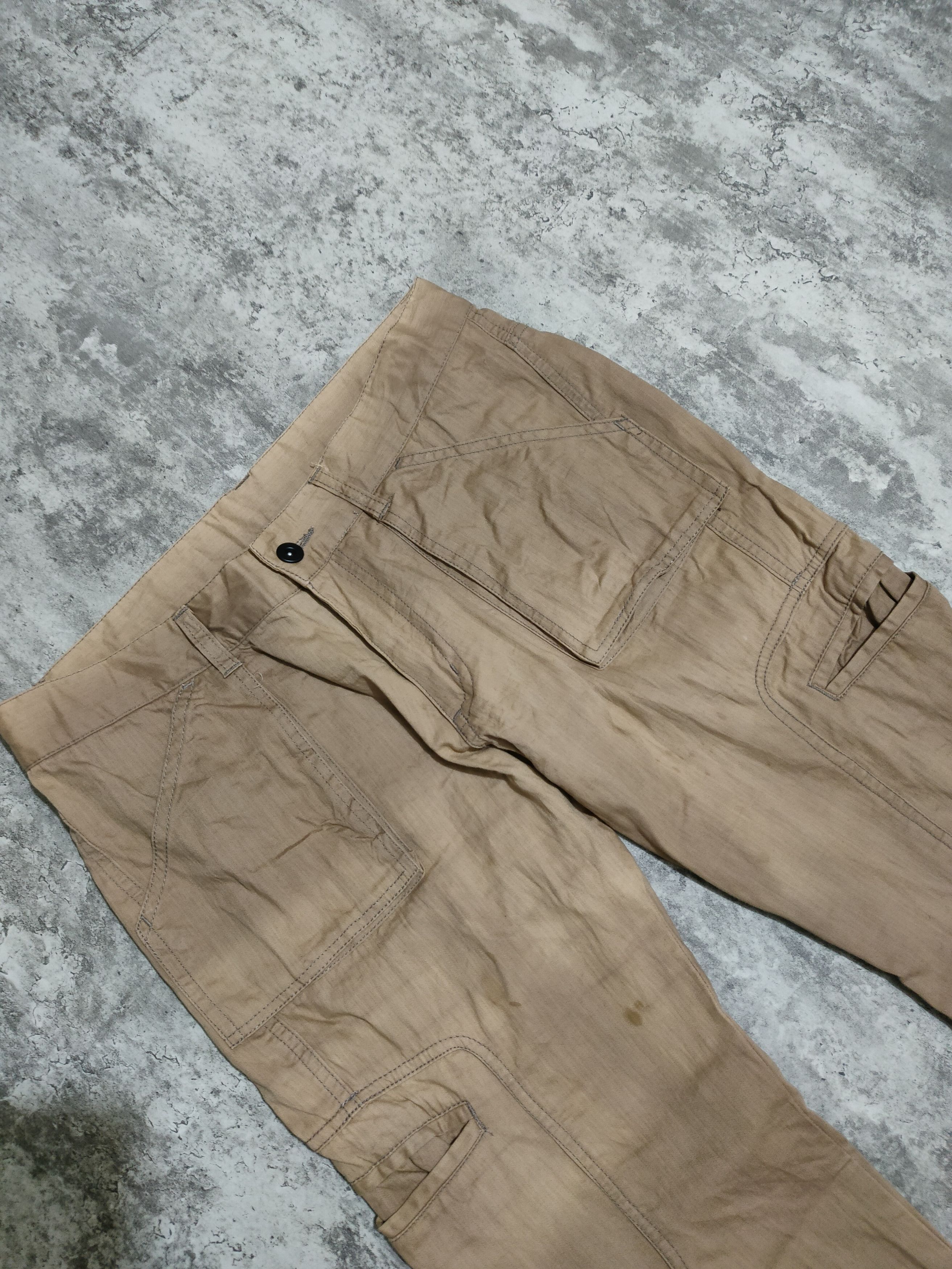 Faded Glory × Japanese Brand × Katharine Hamnett London Vintage Hamnett Cargo Faded Pans Size US 32 / EU 48 - 7 Thumbnail