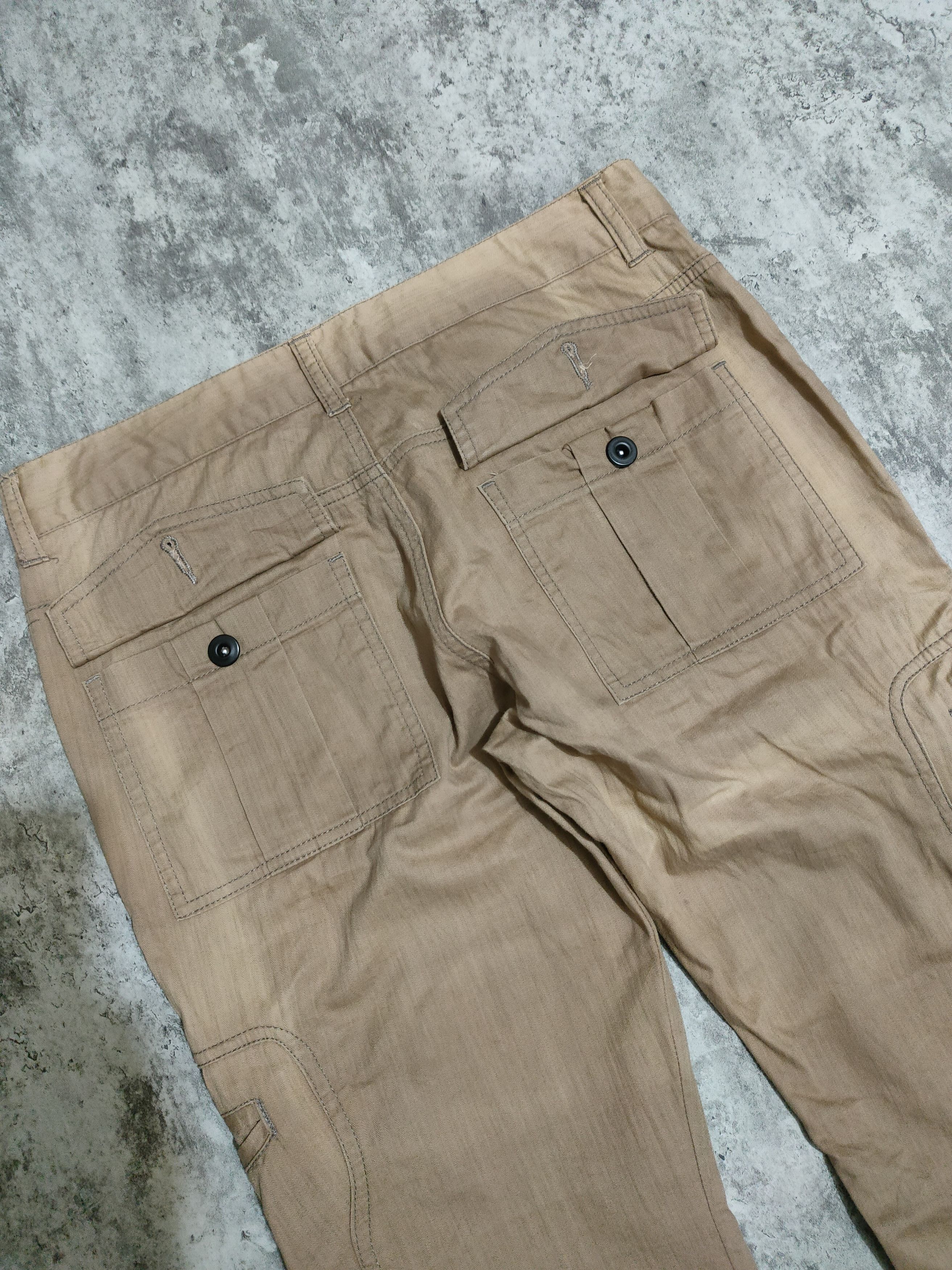 Faded Glory × Japanese Brand × Katharine Hamnett London Vintage Hamnett Cargo Faded Pans Size US 32 / EU 48 - 9 Thumbnail