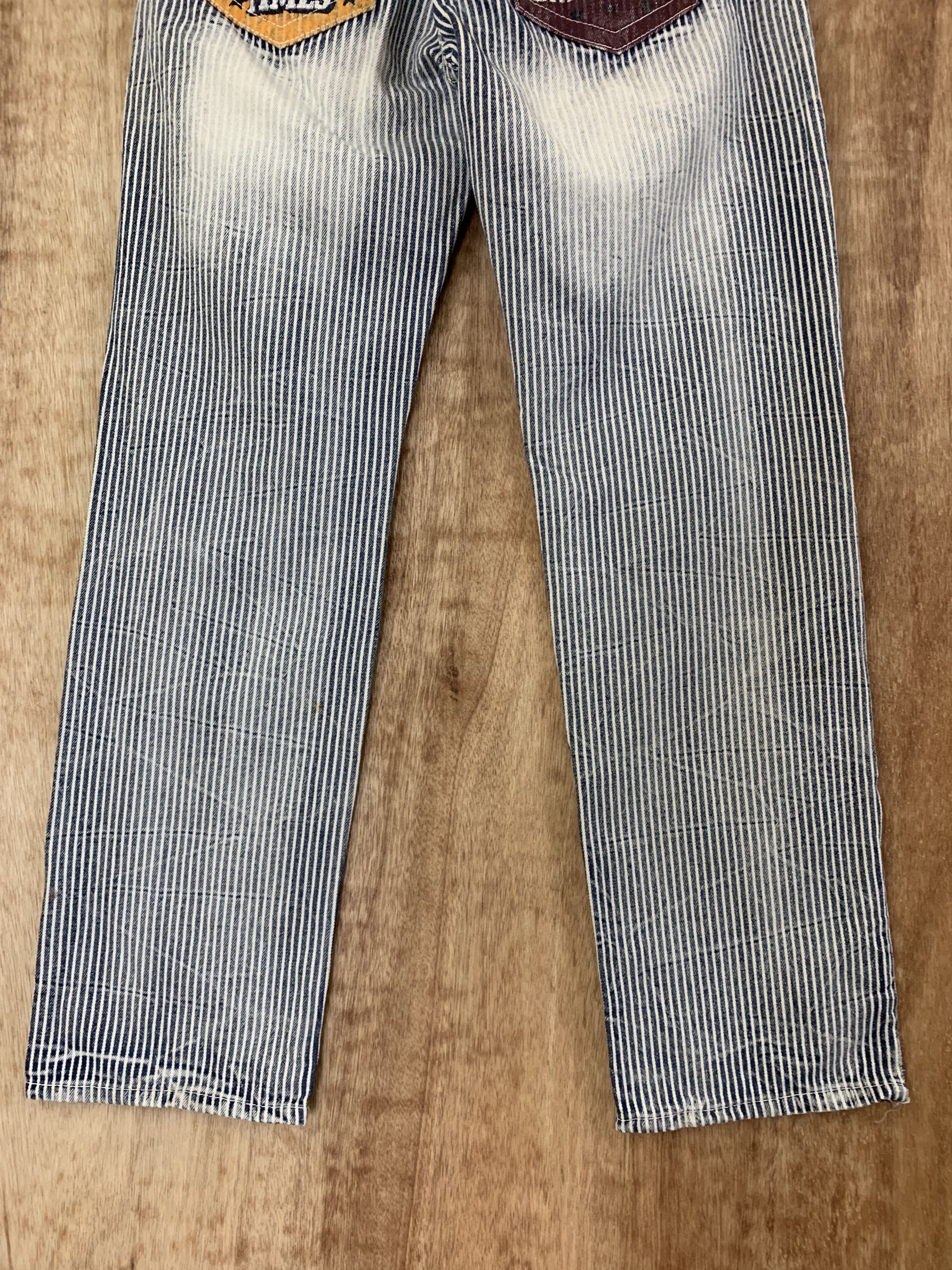 Japanese Brand Patches Jeans Distressed Vintage Japanese Branded Size US 29 - 12 Thumbnail