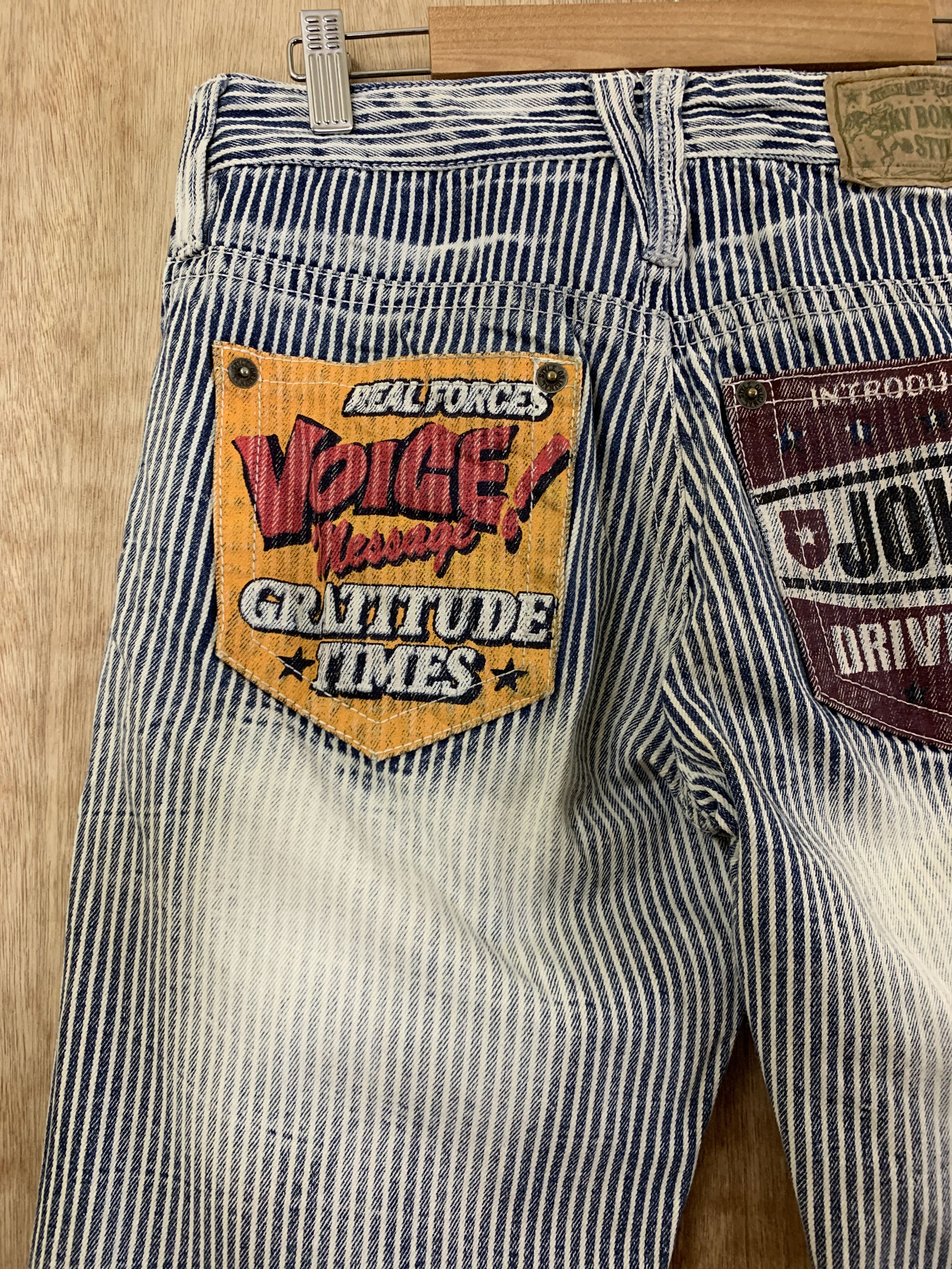Japanese Brand Patches Jeans Distressed Vintage Japanese Branded Size US 29 - 13 Thumbnail