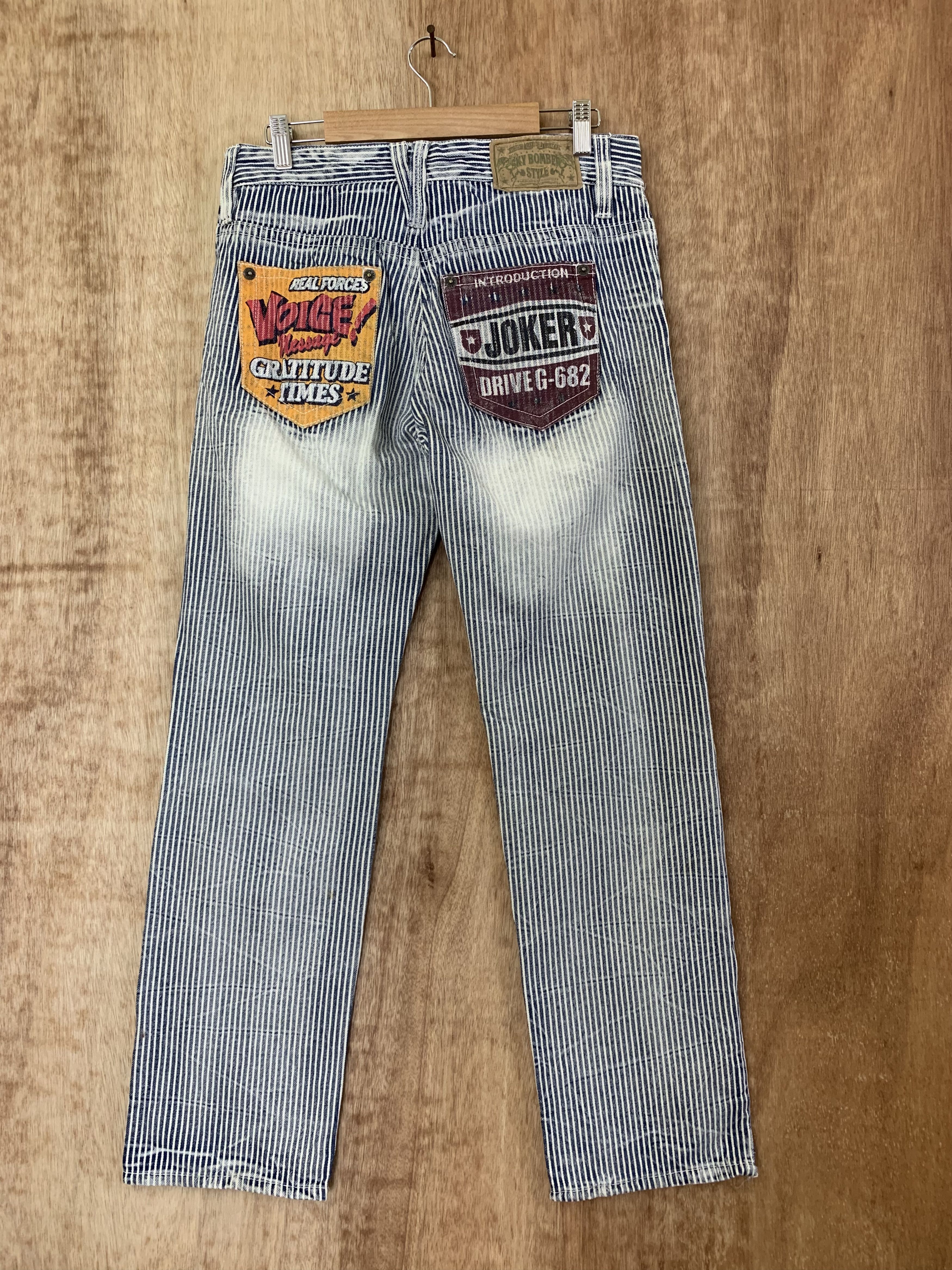 Japanese Brand Patches Jeans Distressed Vintage Japanese Branded Size US 29 - 2 Thumbnail