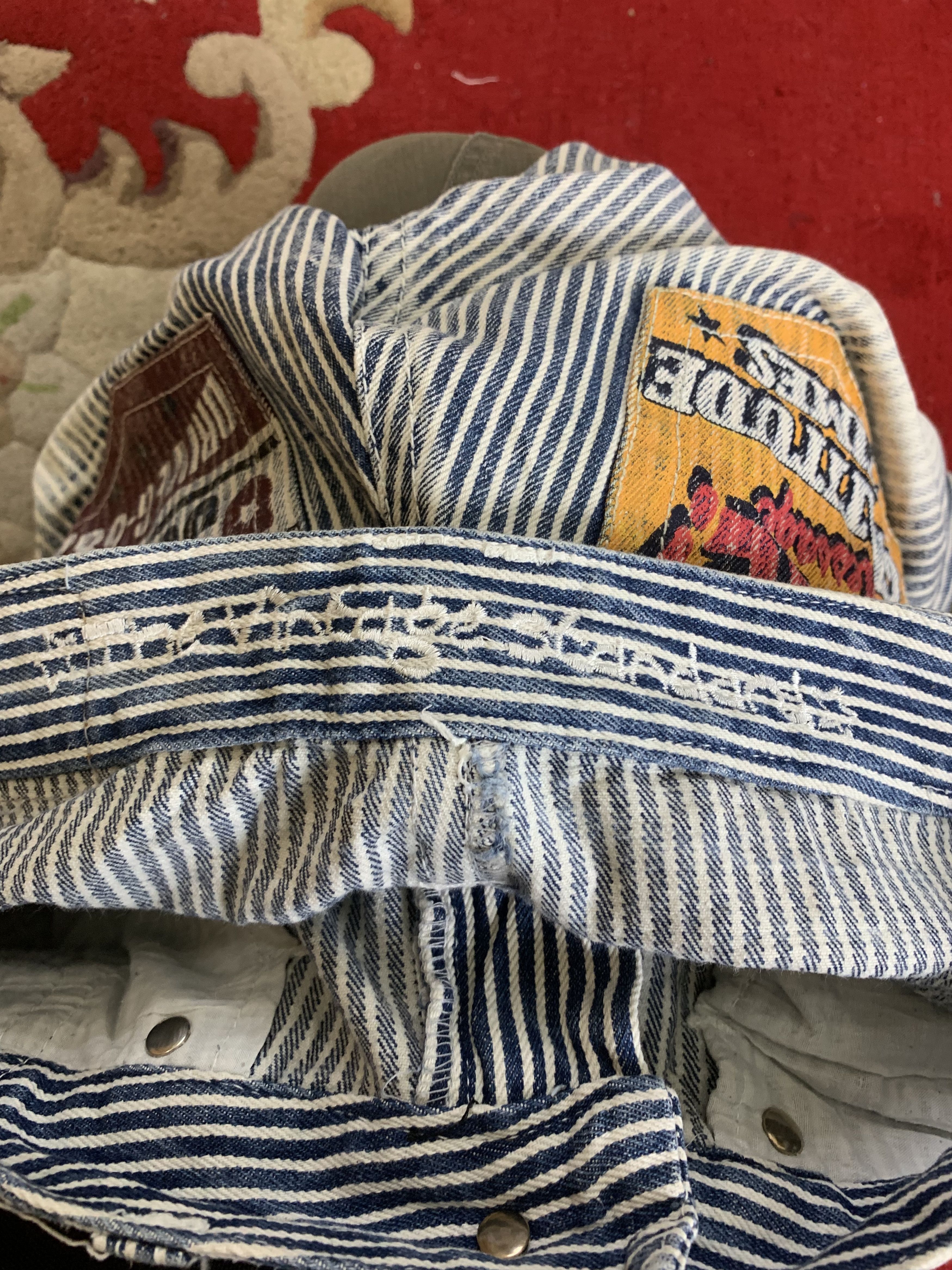 Japanese Brand Patches Jeans Distressed Vintage Japanese Branded Size US 29 - 16 Thumbnail
