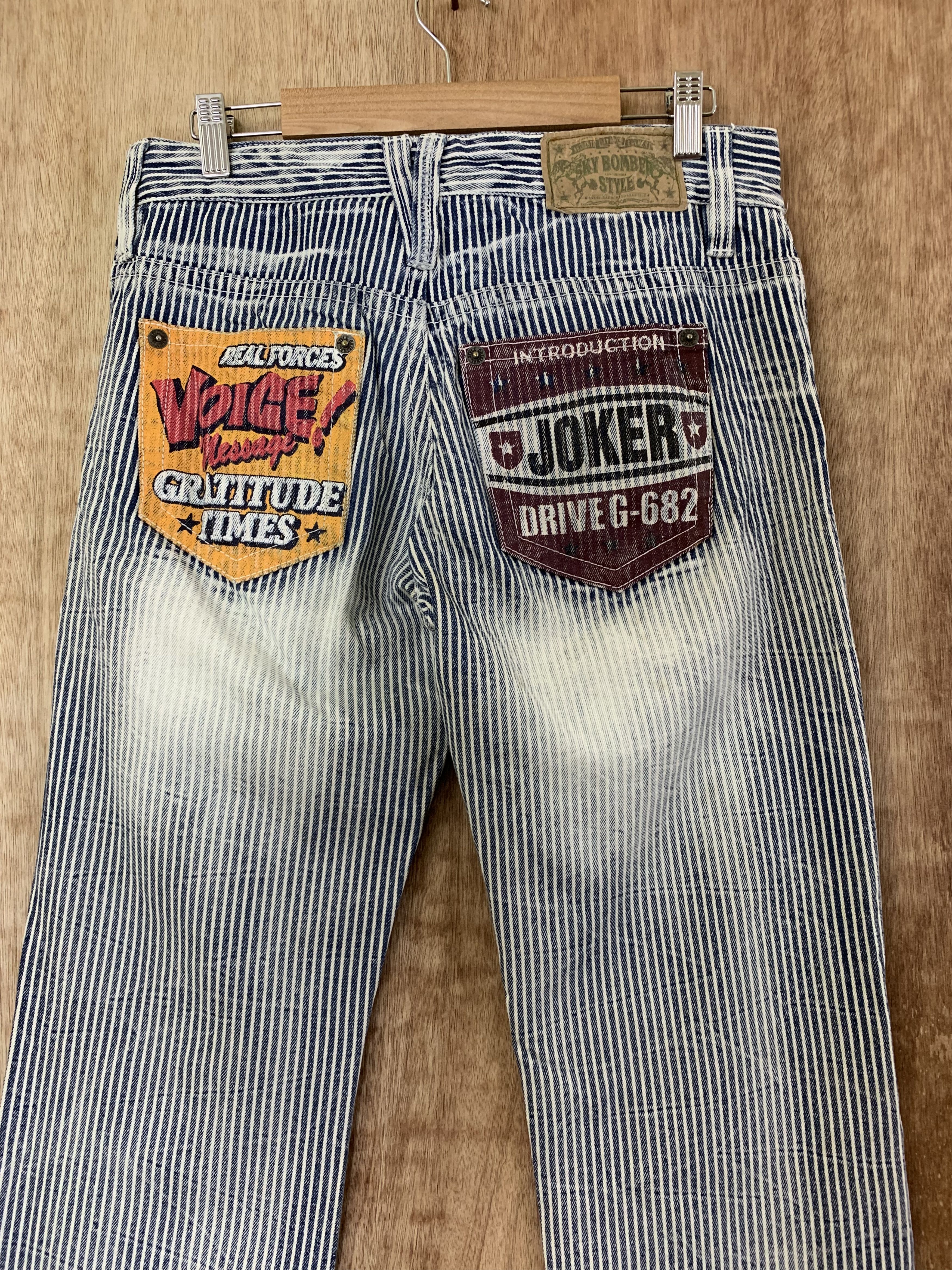 Japanese Brand Patches Jeans Distressed Vintage Japanese Branded Size US 29 - 17 Thumbnail